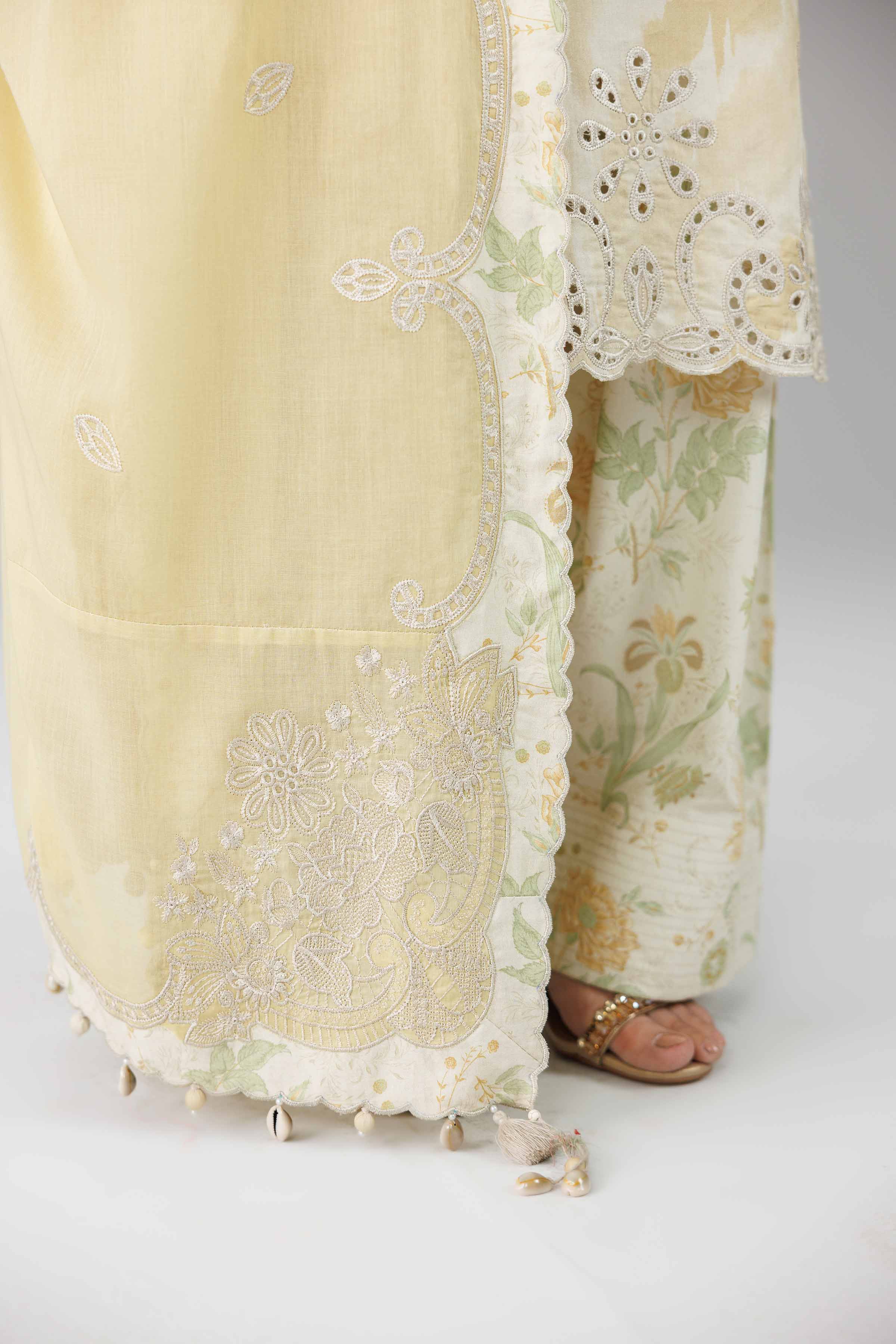 2 Piece Blended Khaddar Suit