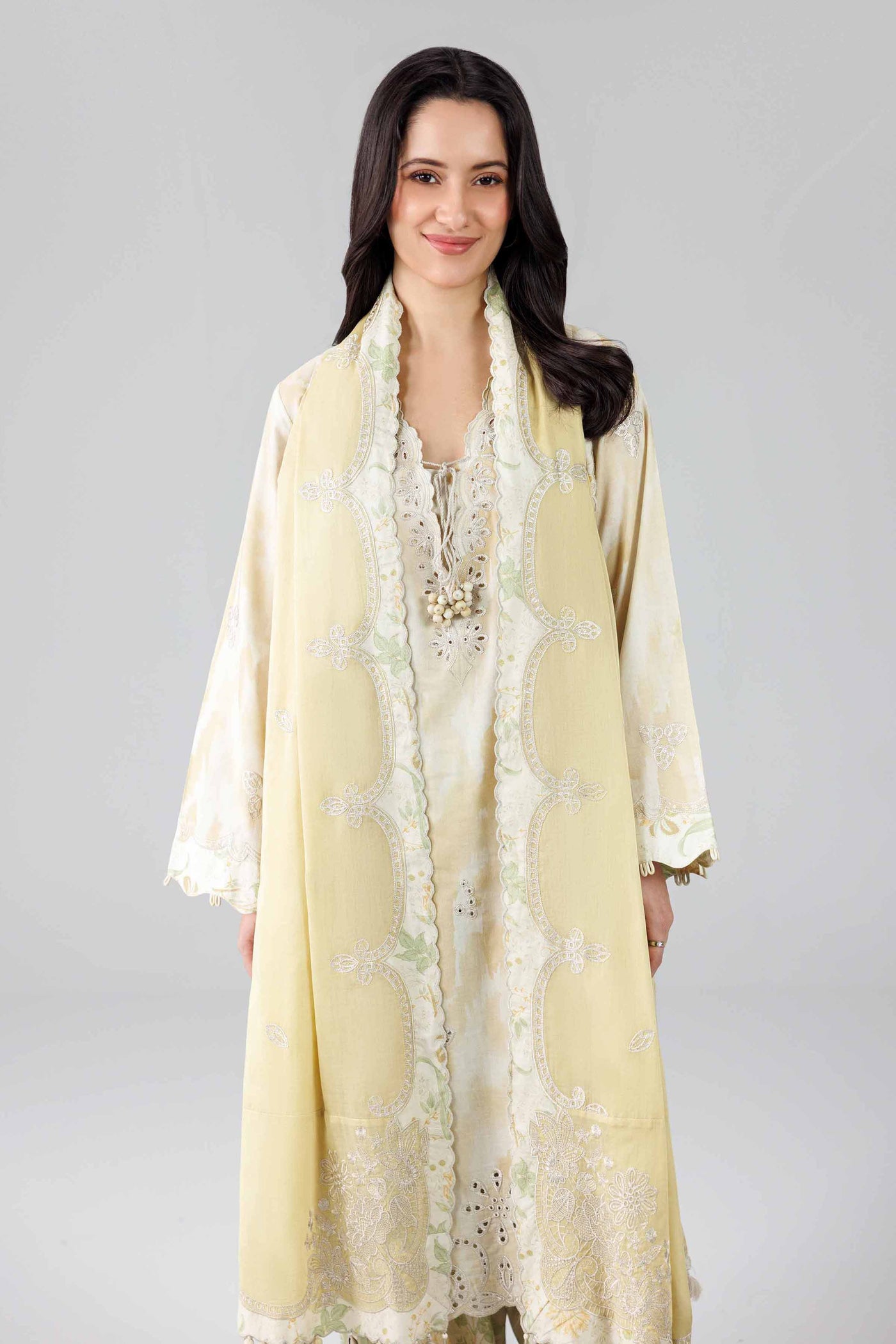 2 Piece Blended Khaddar Suit