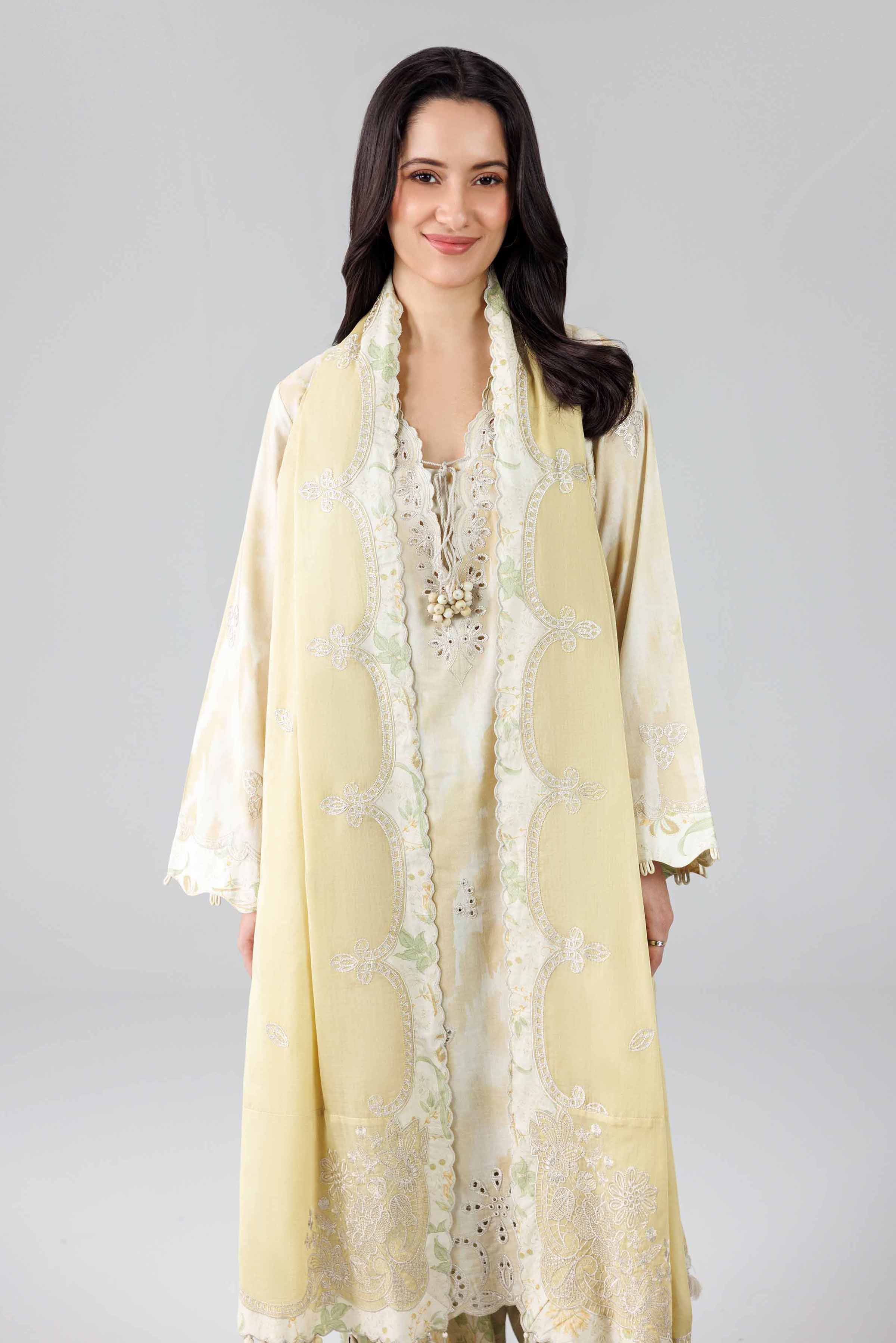 2 Piece Blended Khaddar Suit