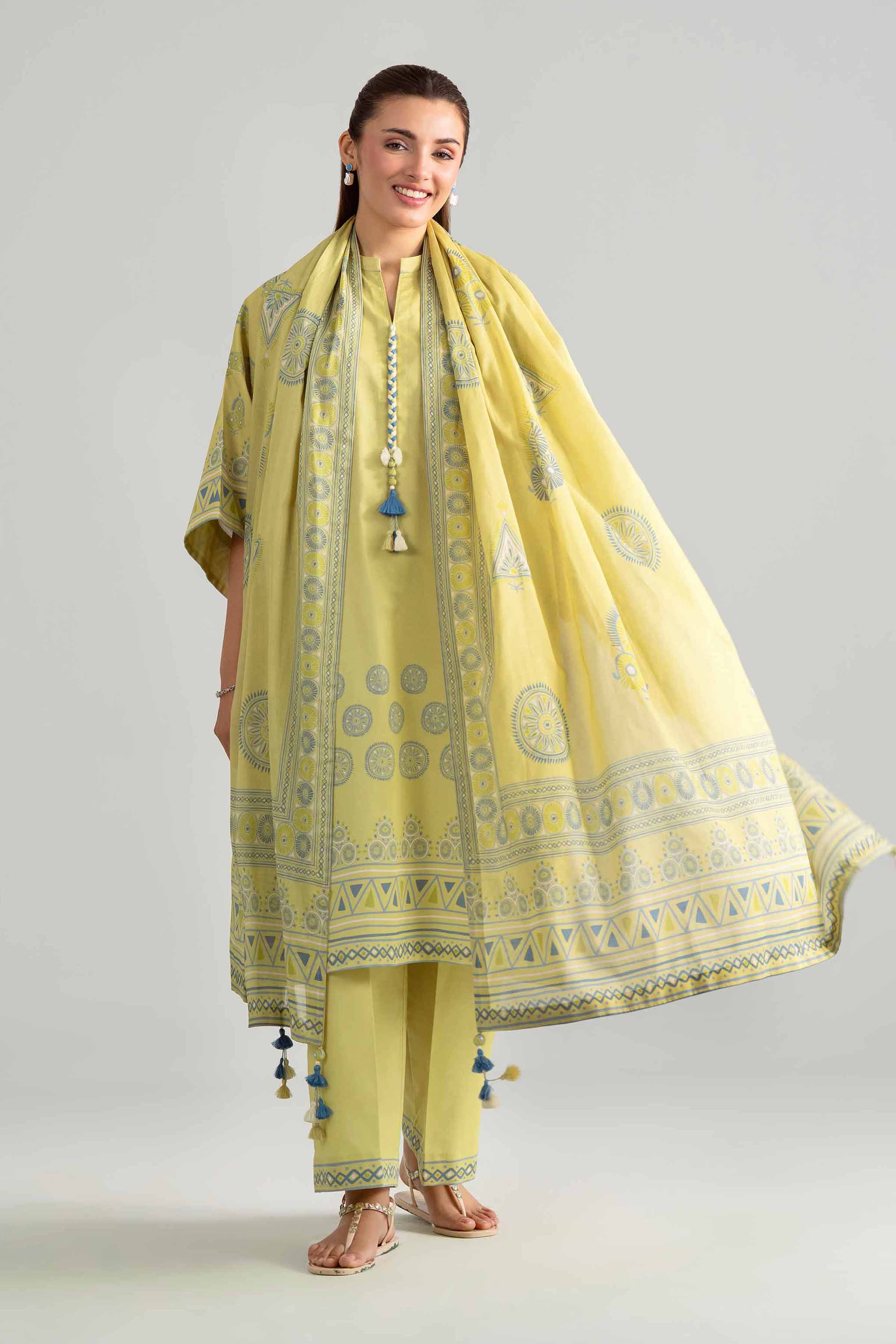 3 Piece - Digital Printed Suit - 42601844