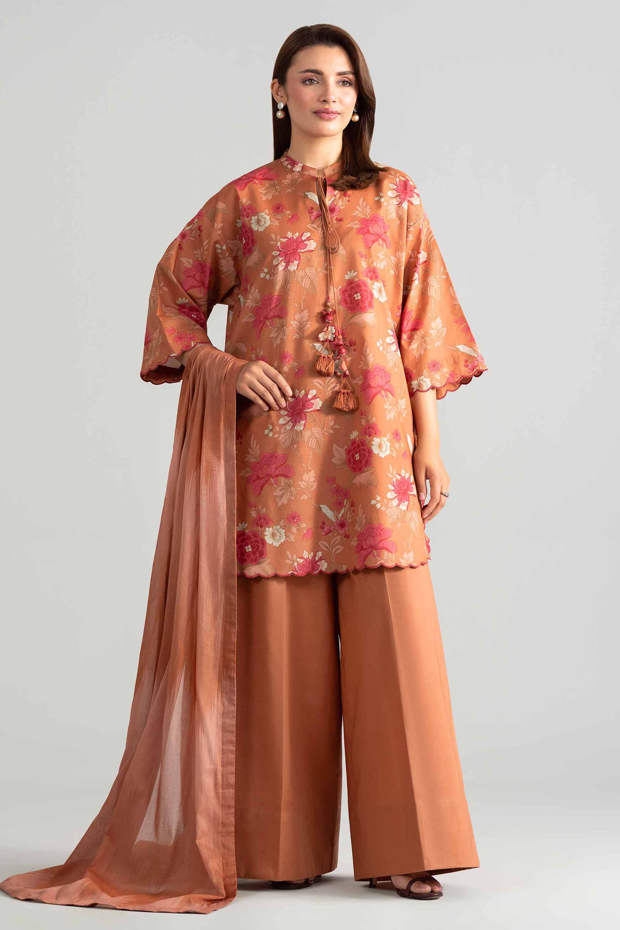 3 Piece Unstitched Embroidered Velvet Suit