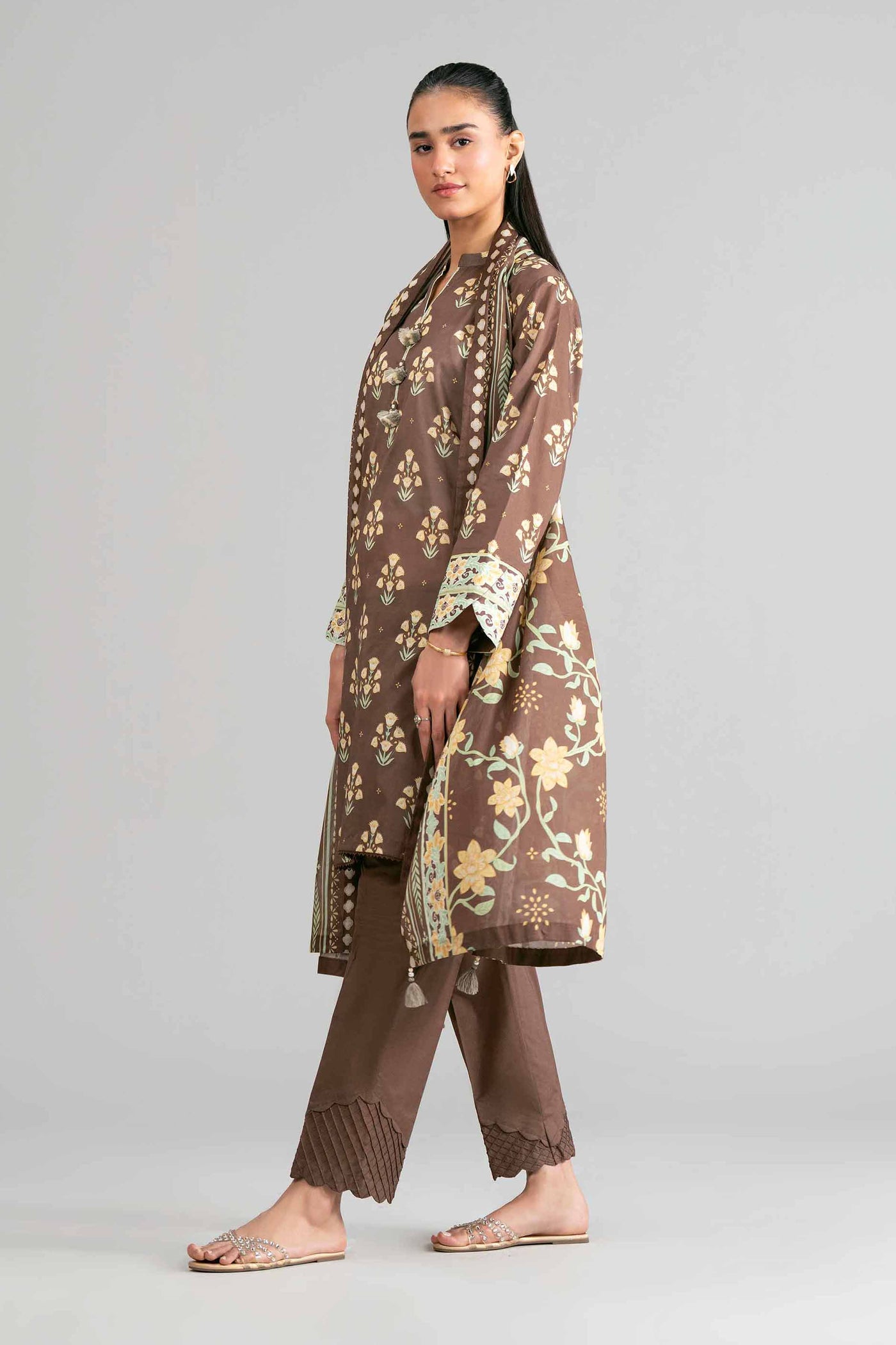 Nova Yarn Dyed Khaddar Kurta