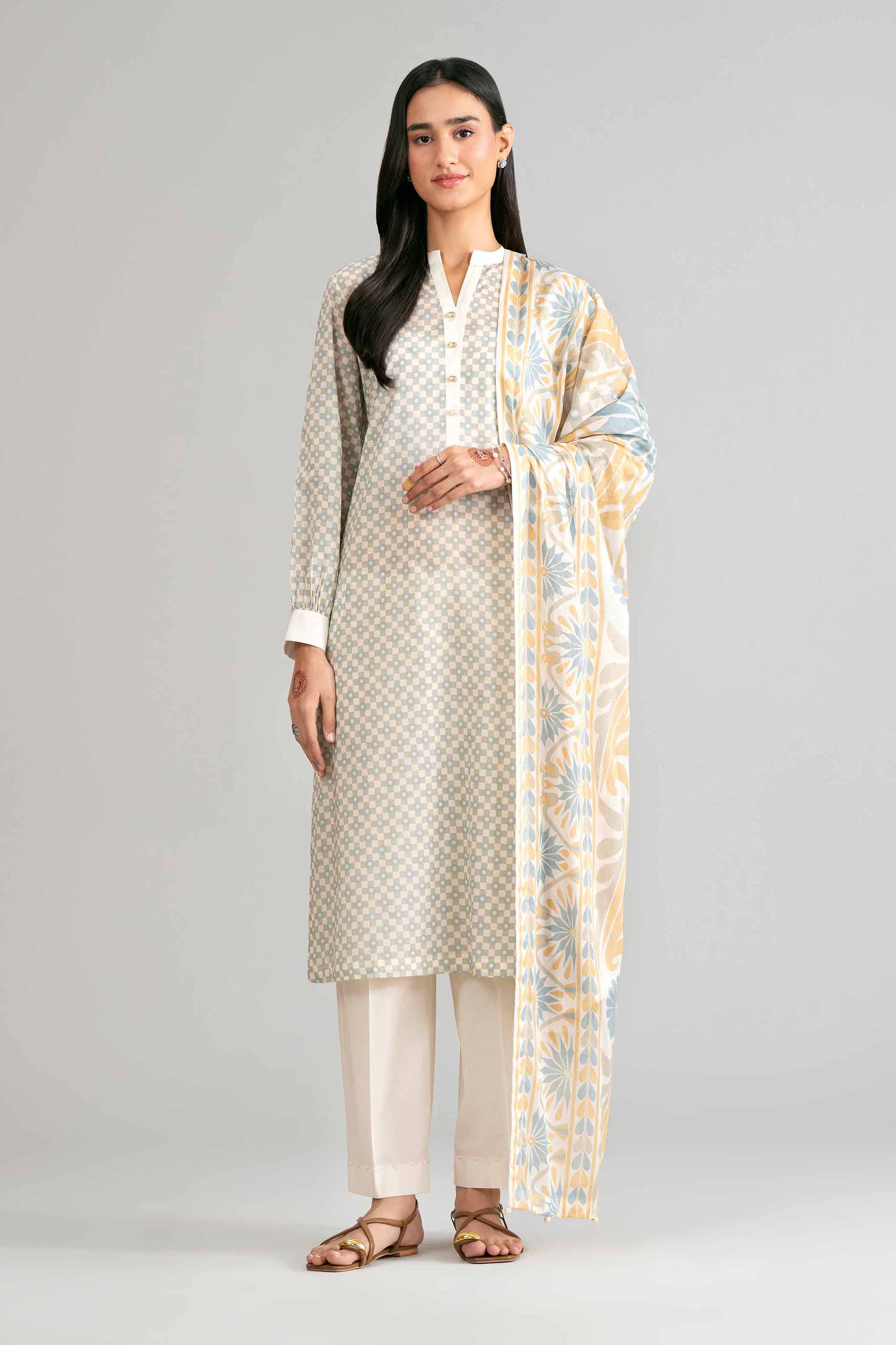 3 Piece - Printed Suit - 42601870