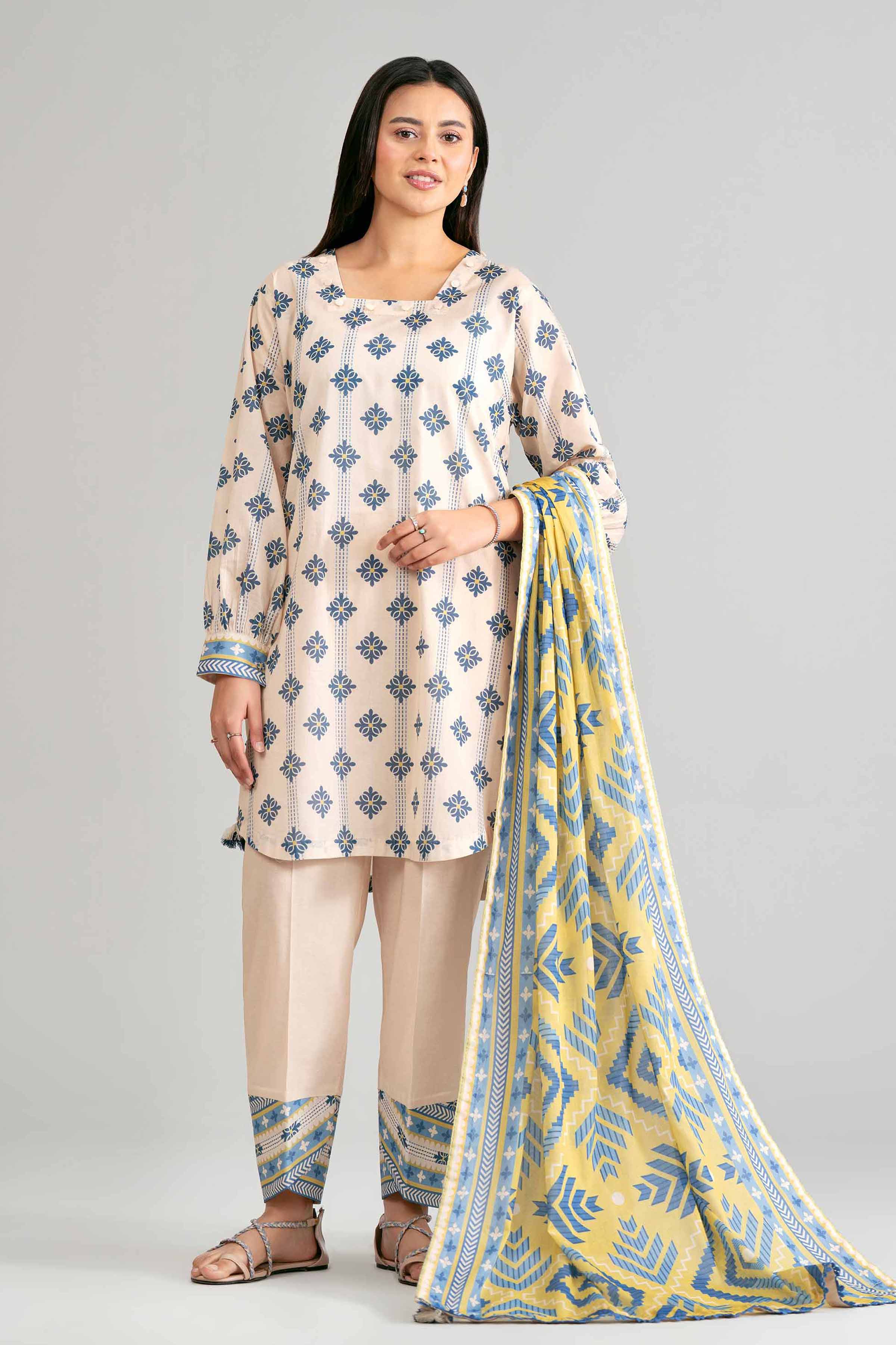 3 Piece - Printed Suit - 42601871