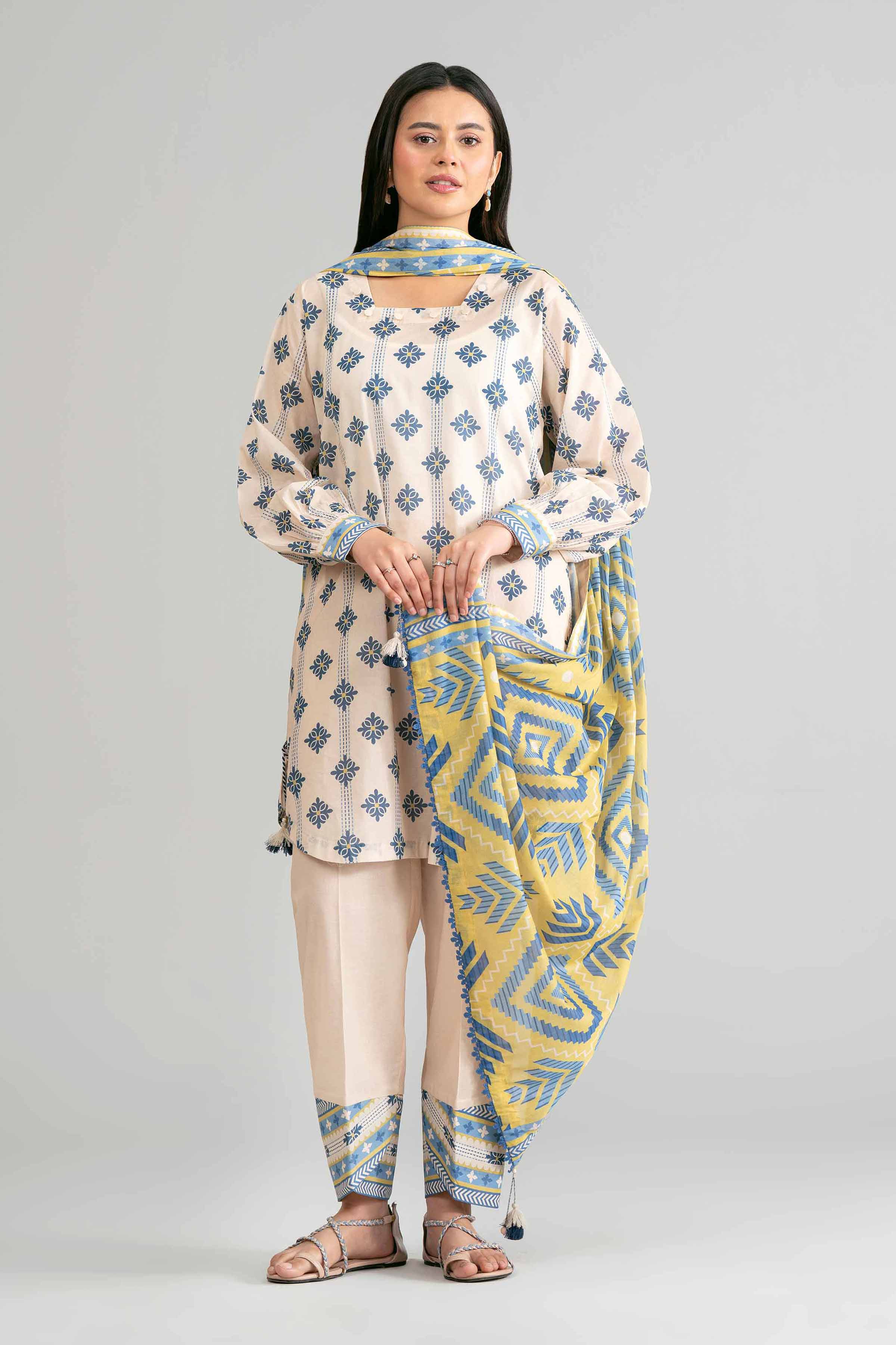 3 Piece - Printed Suit - 42601871