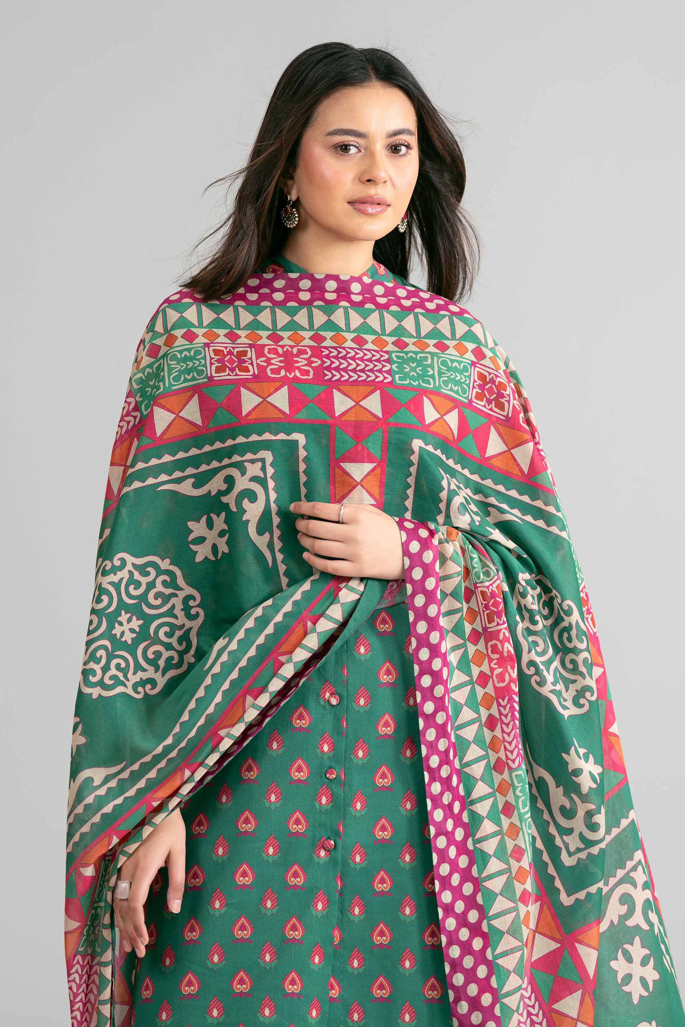 3 Piece - Printed Suit - 42601872