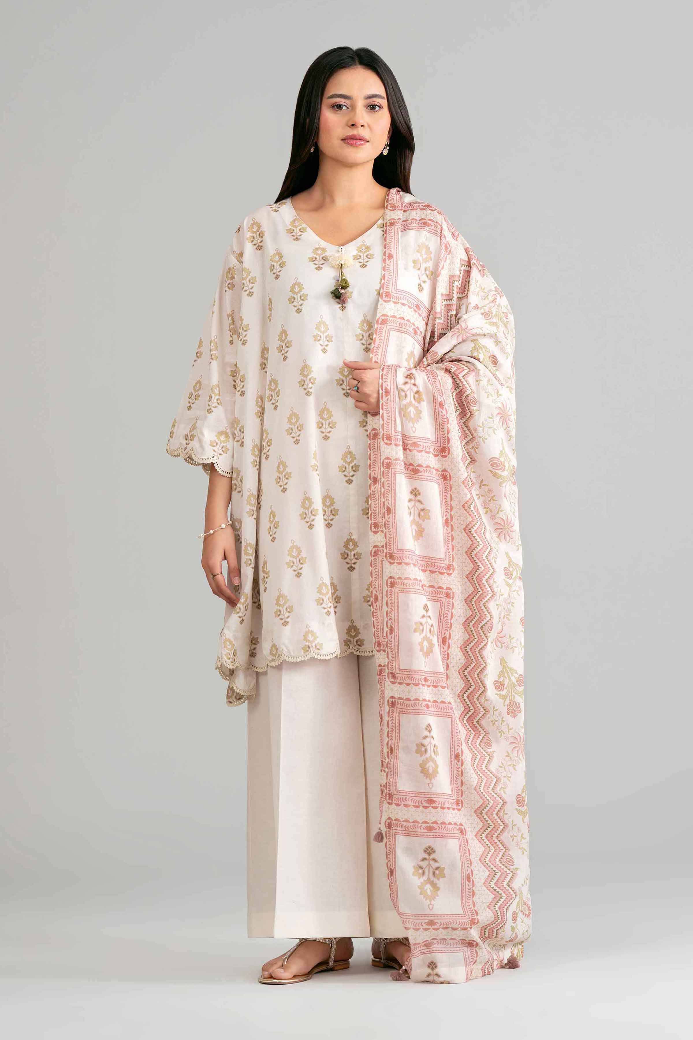 3 Piece - Printed Suit - 42601874