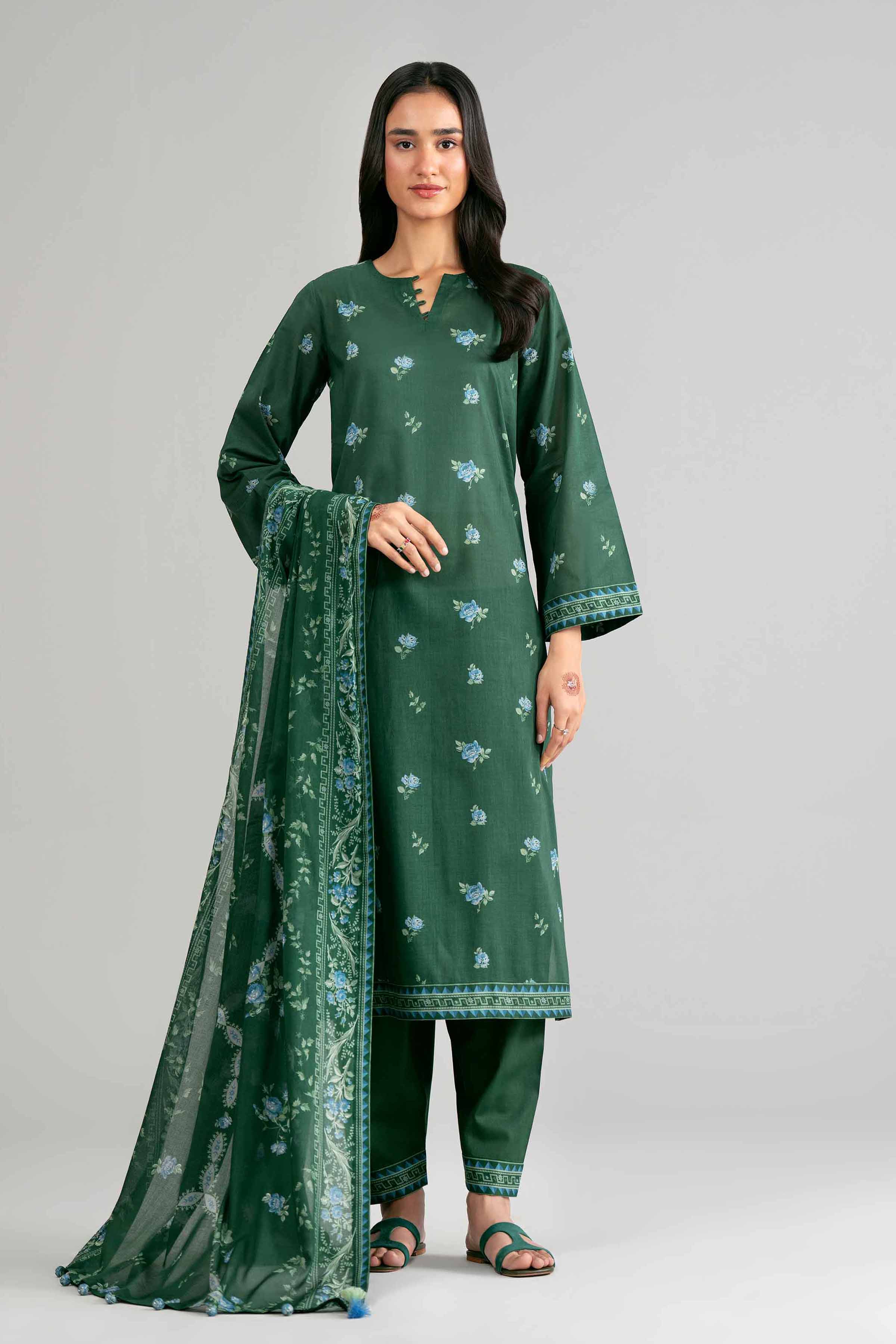 3 Piece - Printed Suit - 42601878