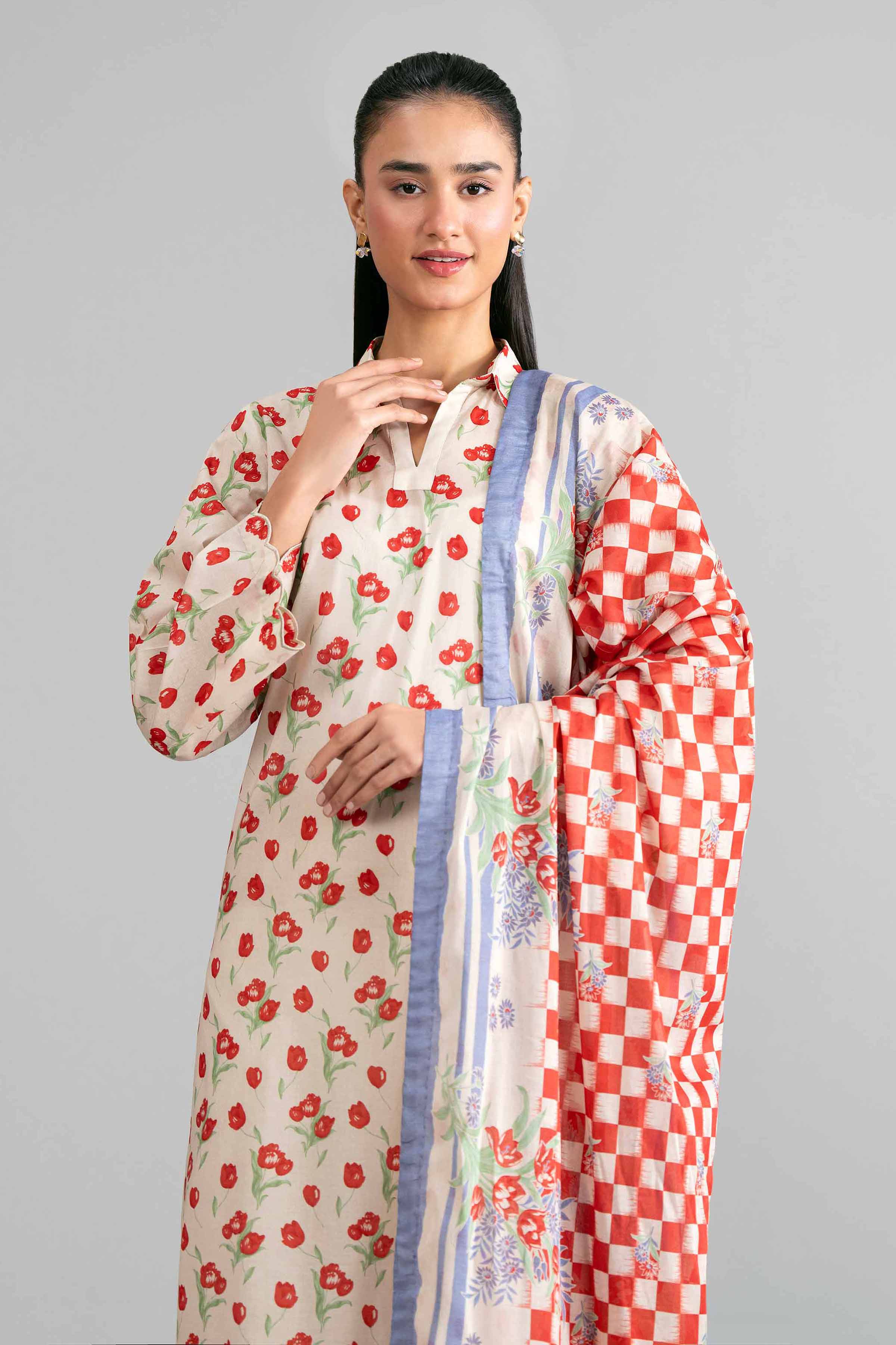 3 Piece - Printed Suit - 42601880