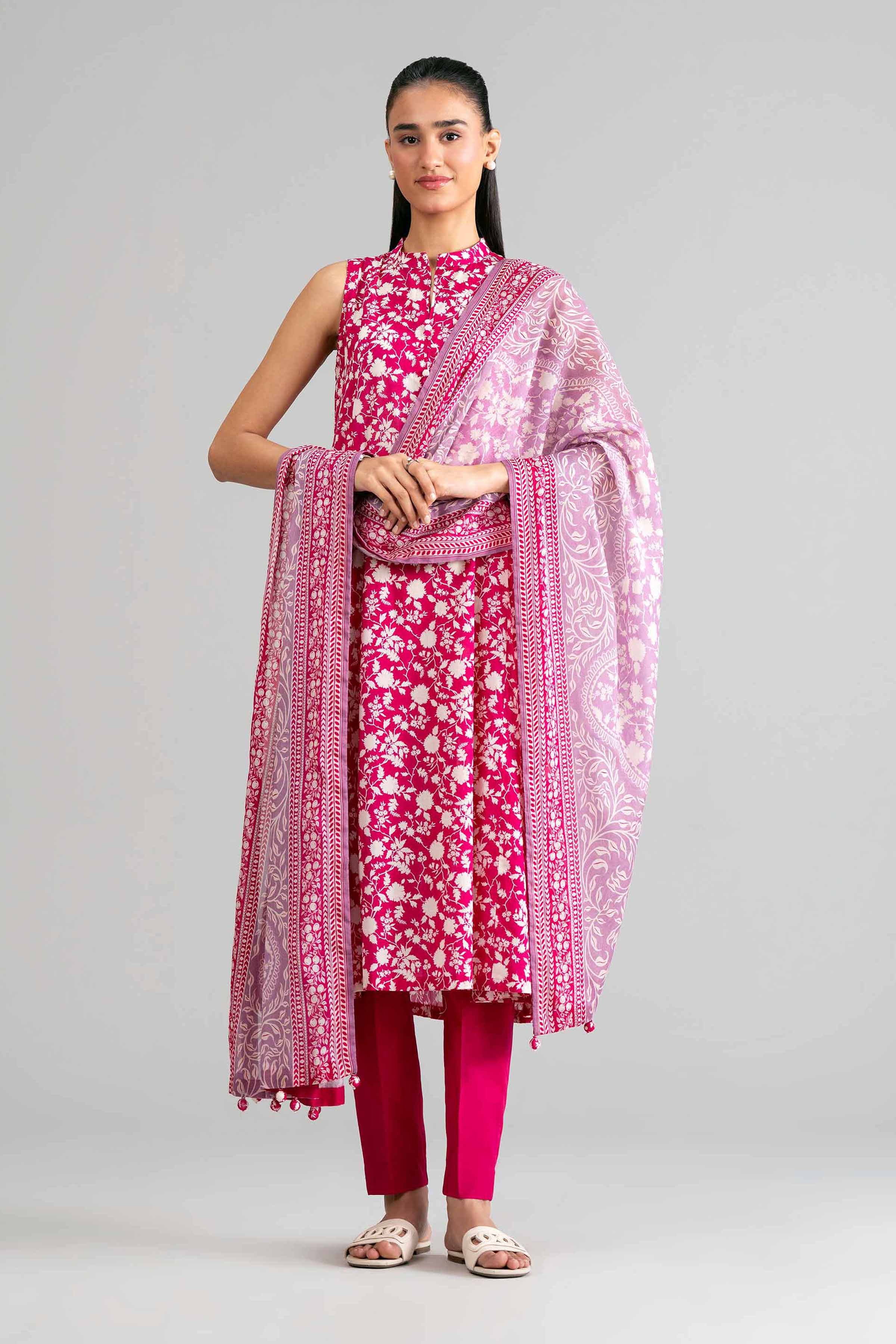 3 Piece - Printed Suit - 42601887