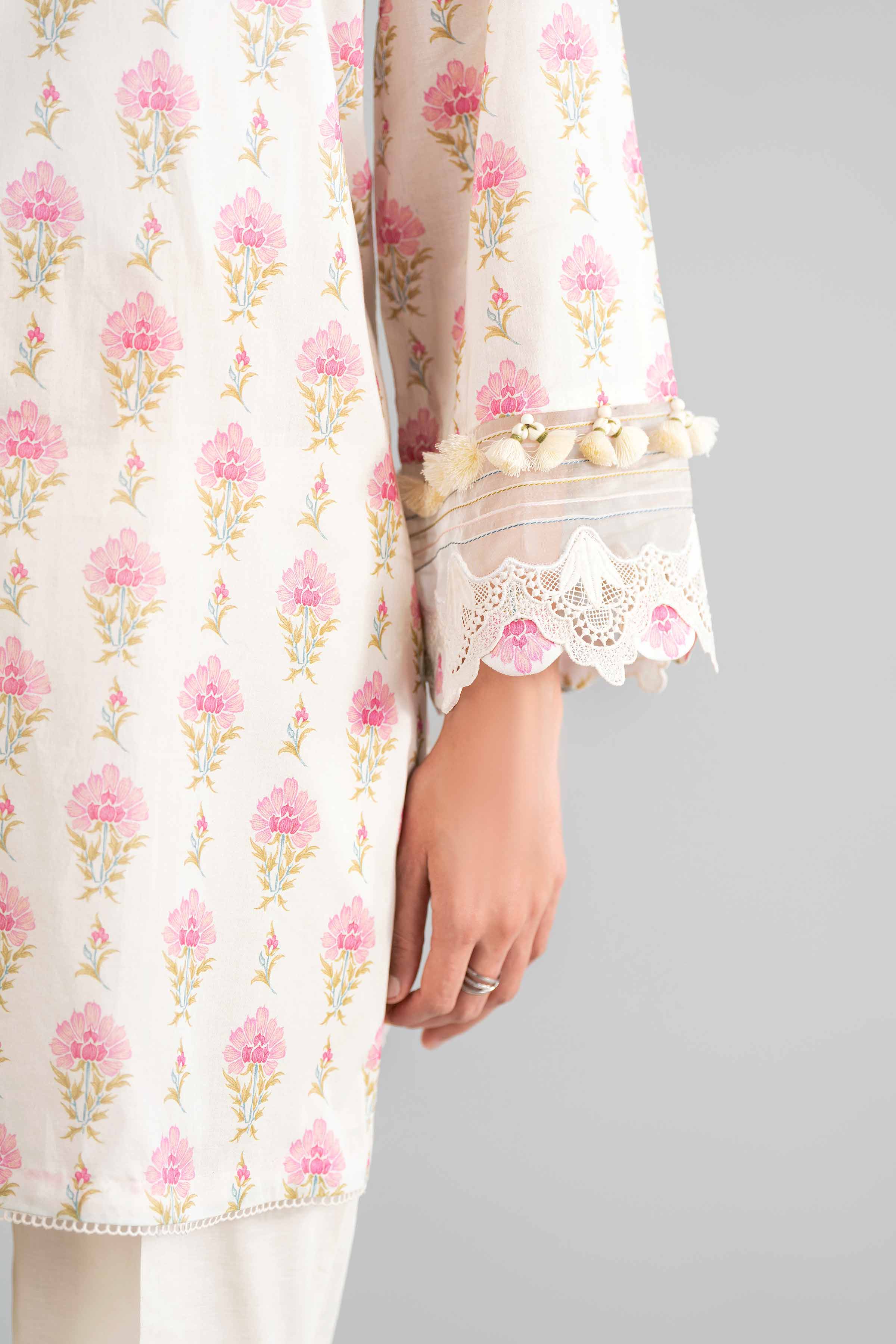 3 Piece Embroidered Shamoze Silk Suit
