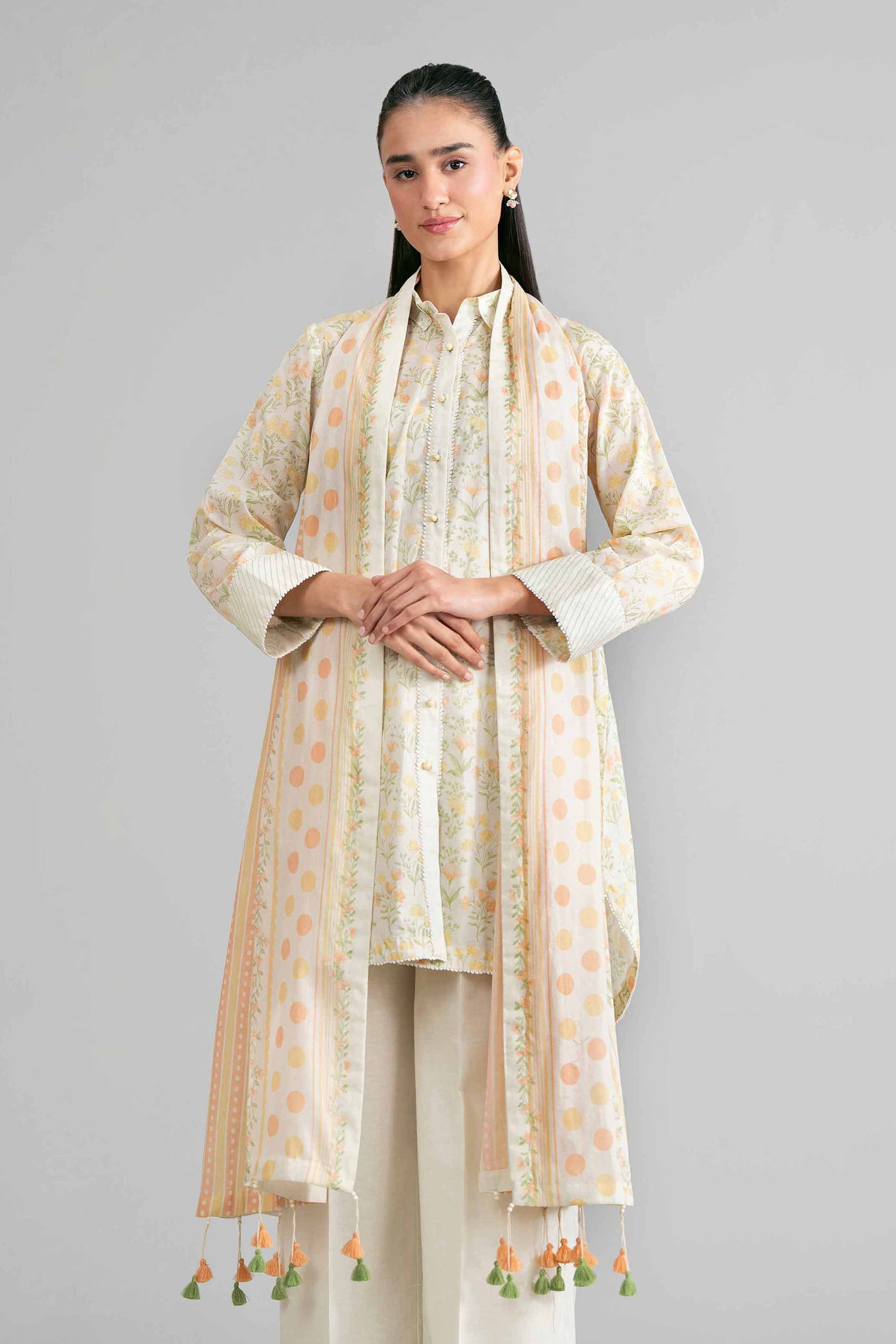 3 Piece Embroidered Velvet Suit