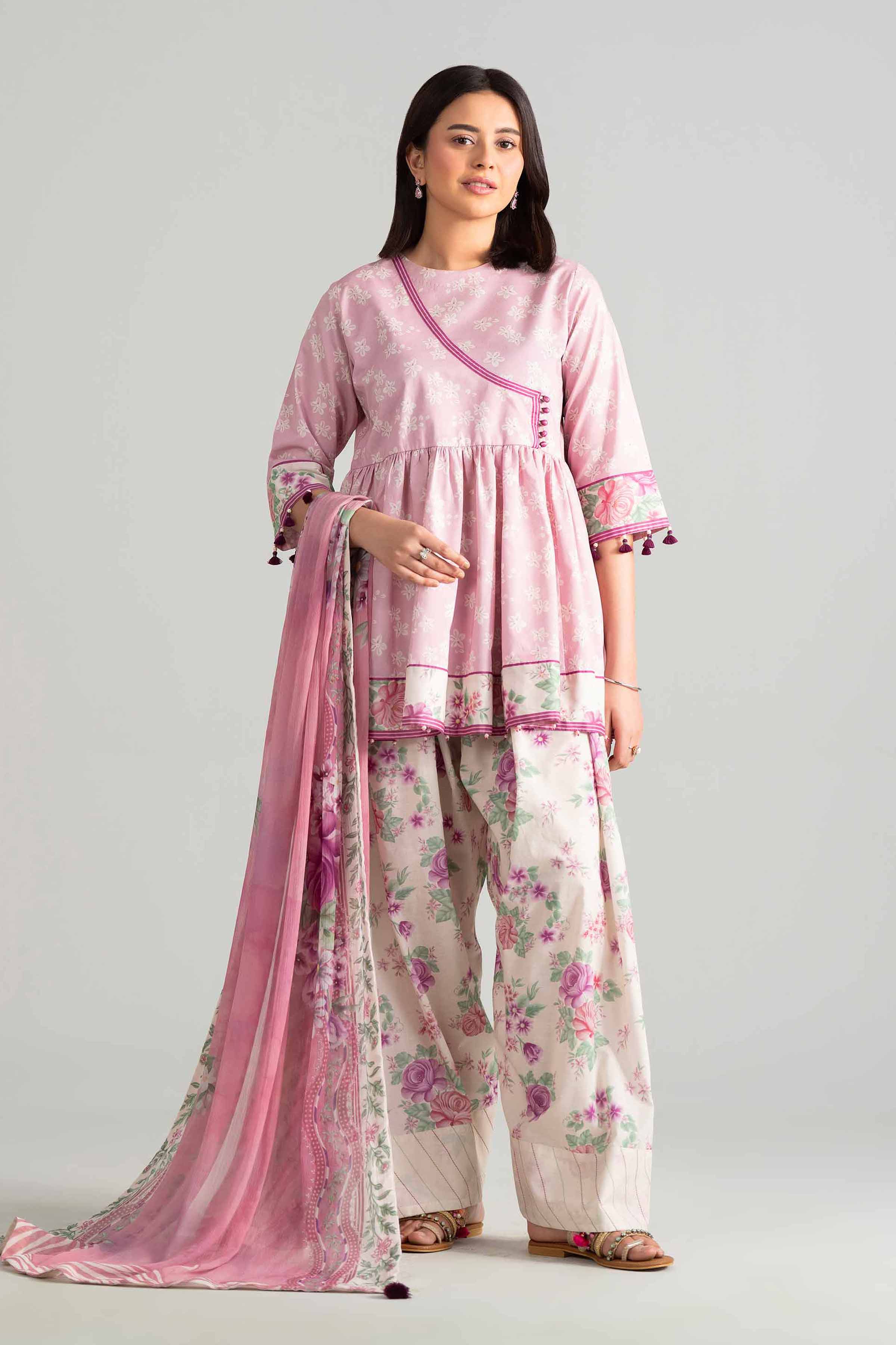 3 Piece - Digital Printed Suit - 42601896
