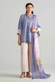 3 Piece Embroidered Organza Suit