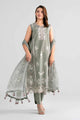 3 Piece - Digital Printed Embroidered Suit - 42601989