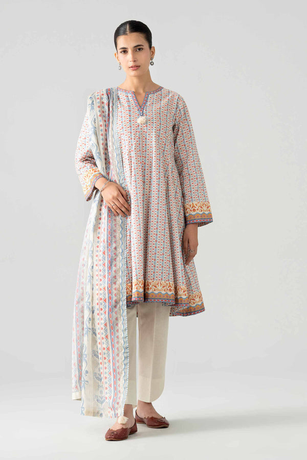 3 Piece - Printed Suit - 42602026