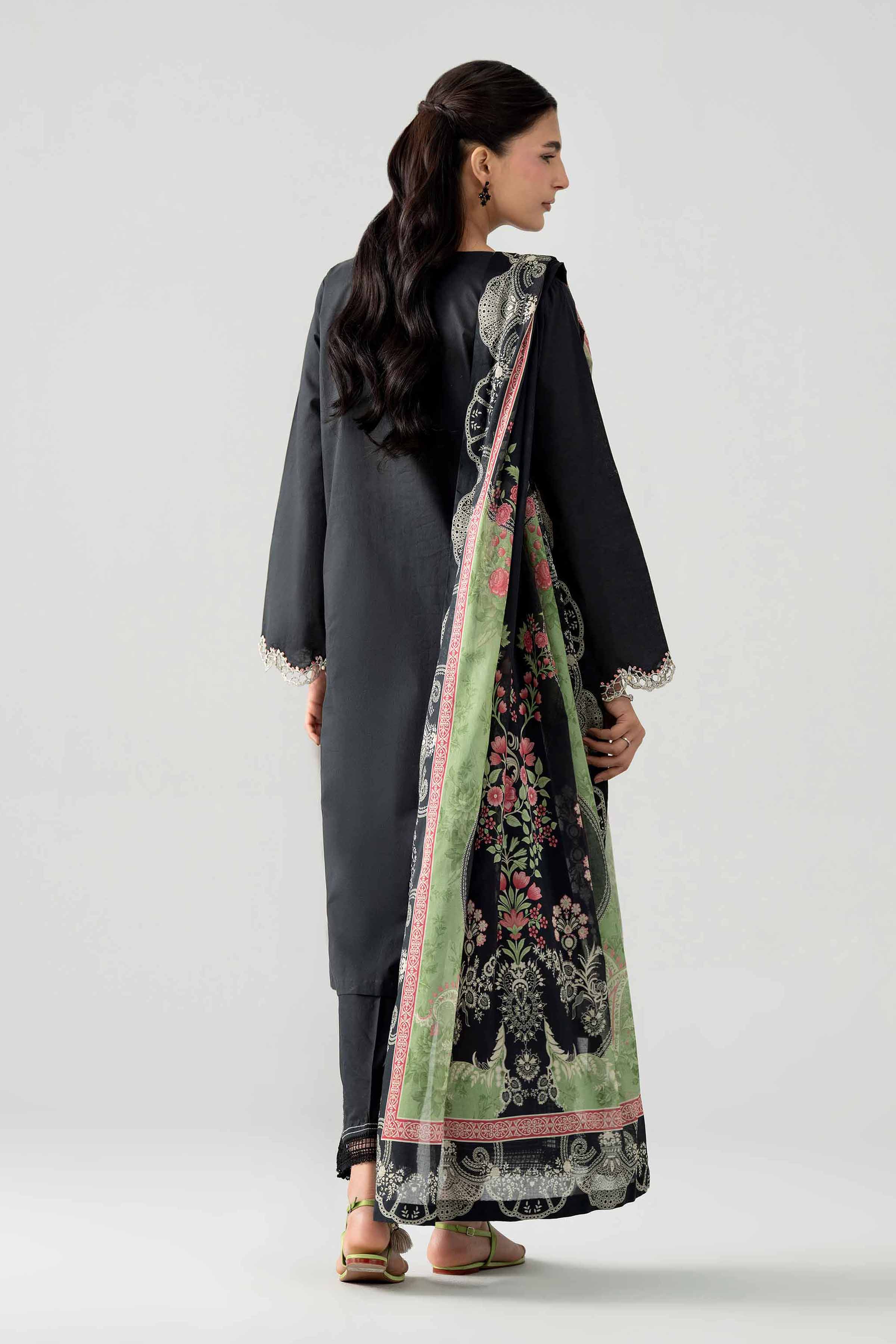 3 Piece - Digital Printed Embroidered Suit - 42602050