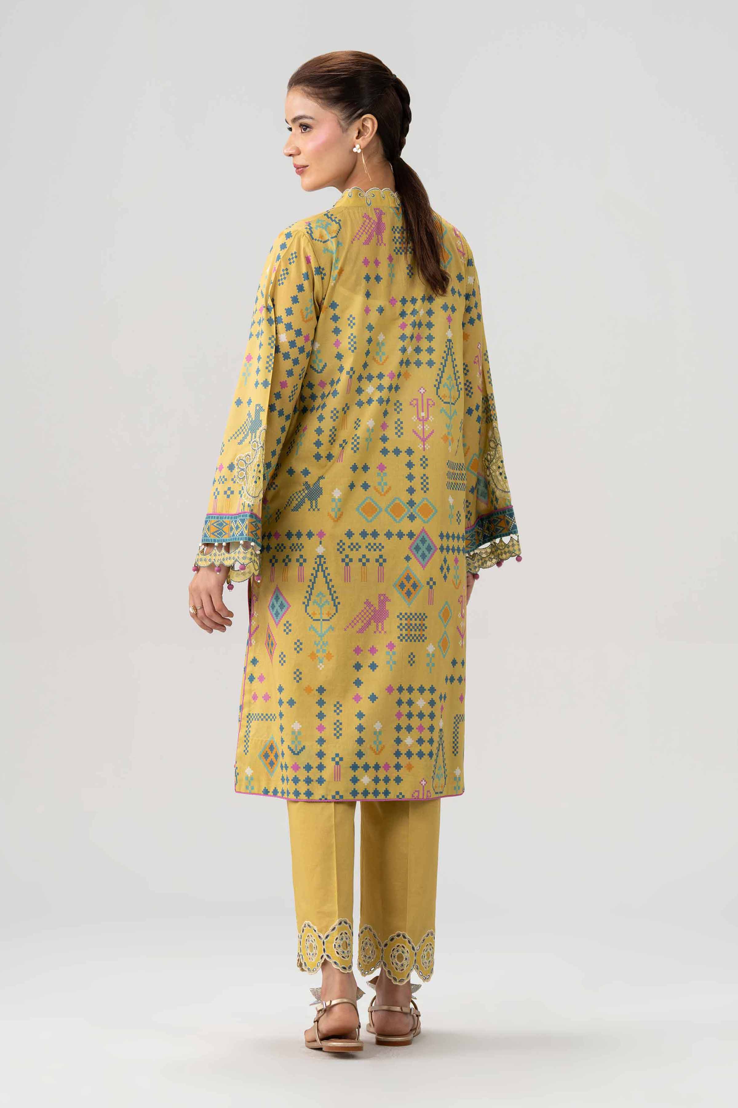 2 Piece - Printed Embroidered Suit - 42602057
