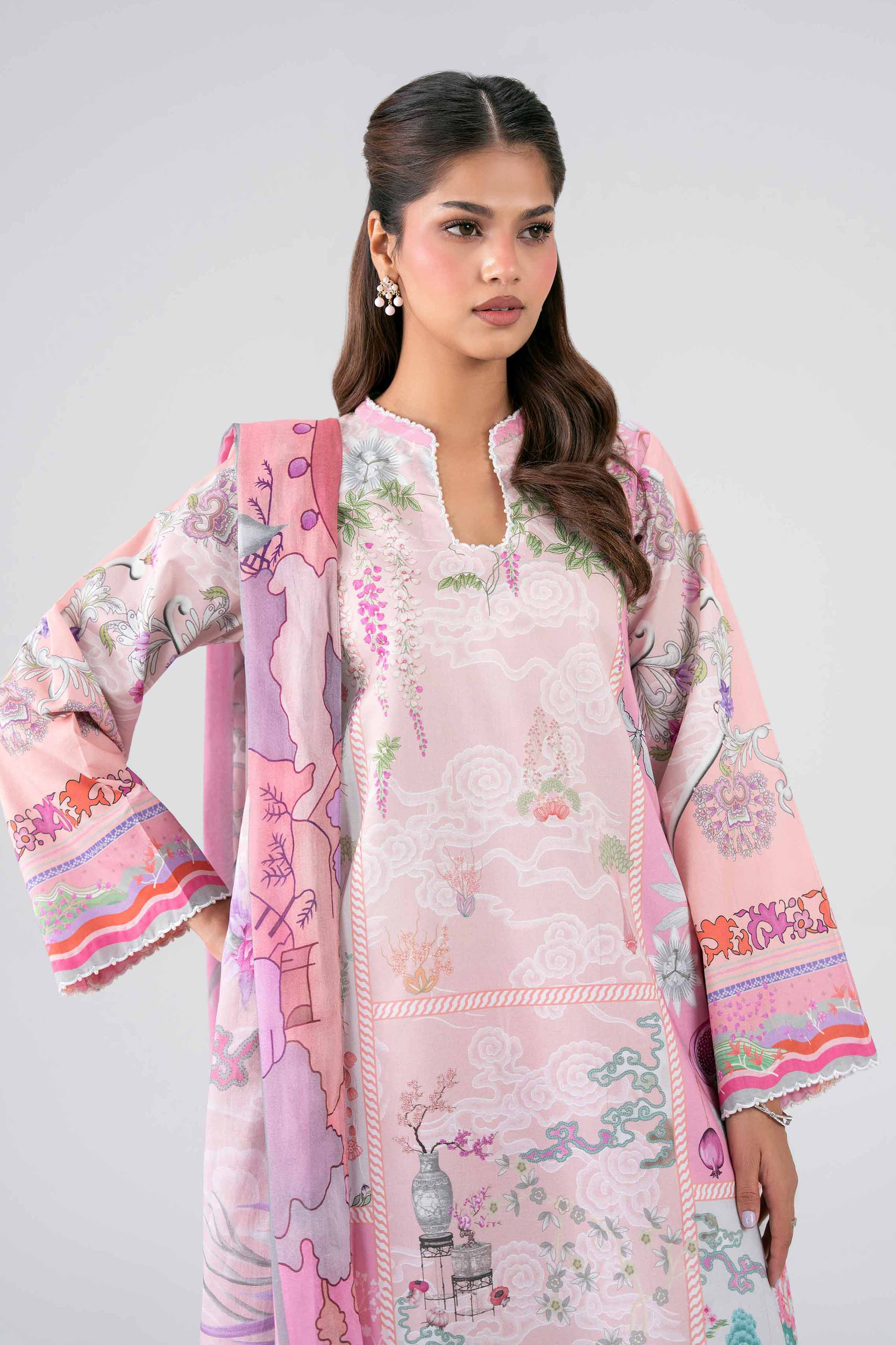 3 Piece - Digital Printed Suit - 42602107
