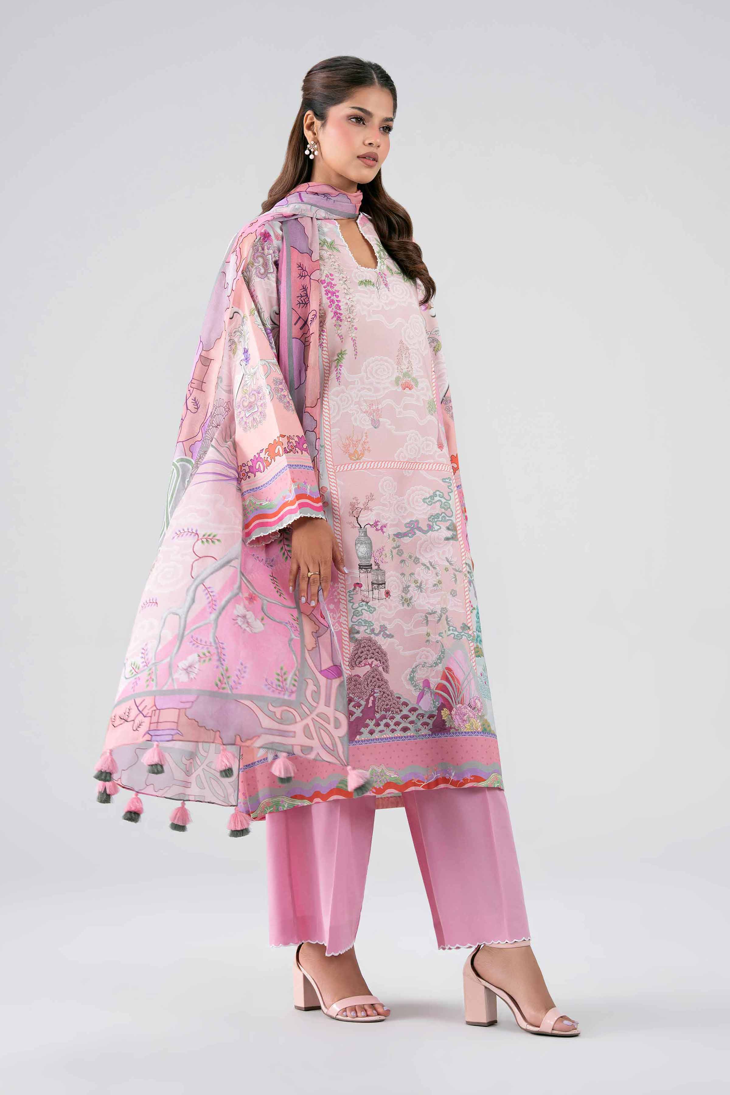 3 Piece - Digital Printed Suit - 42602107