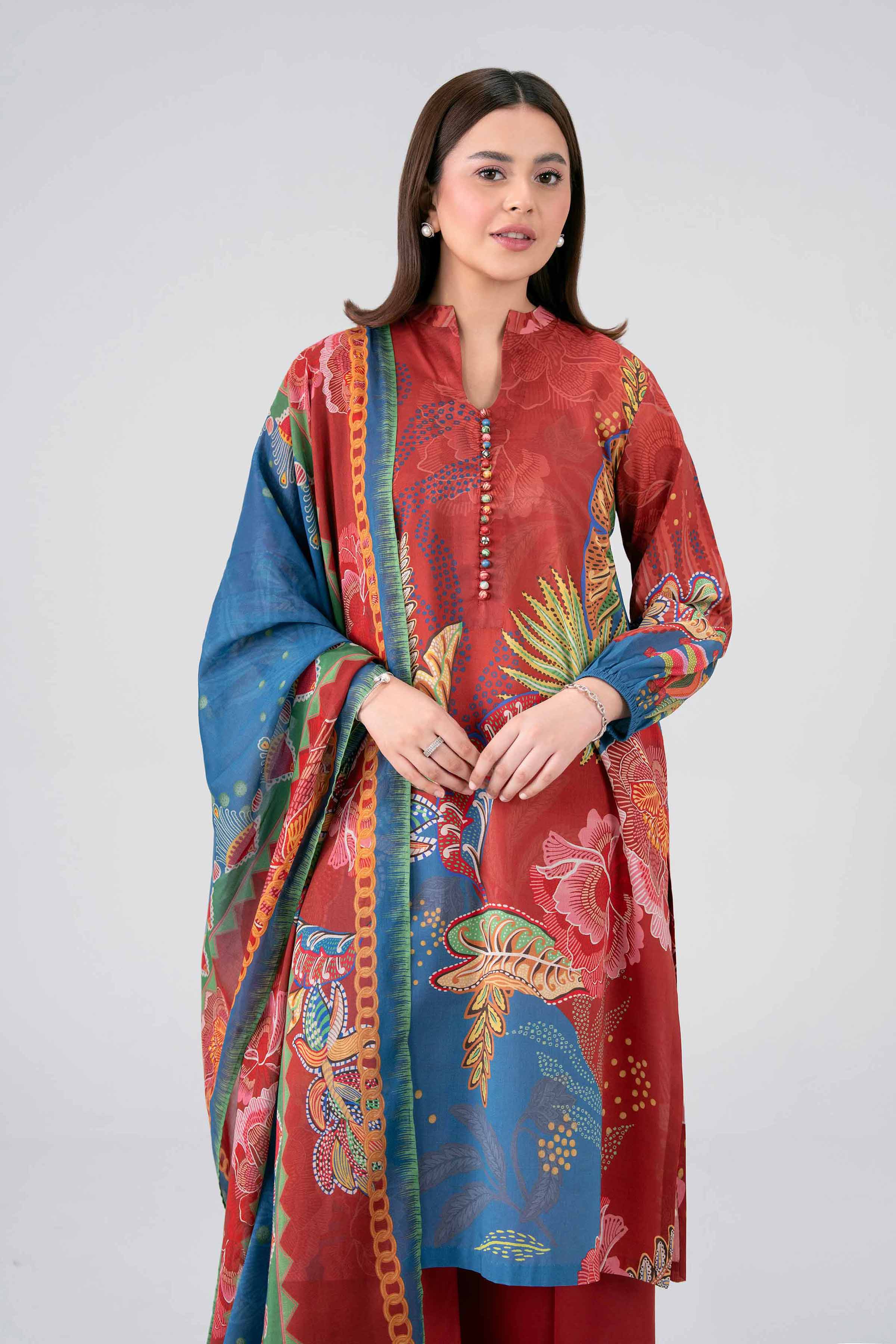 3 Piece - Digital Printed Suit - 42602112