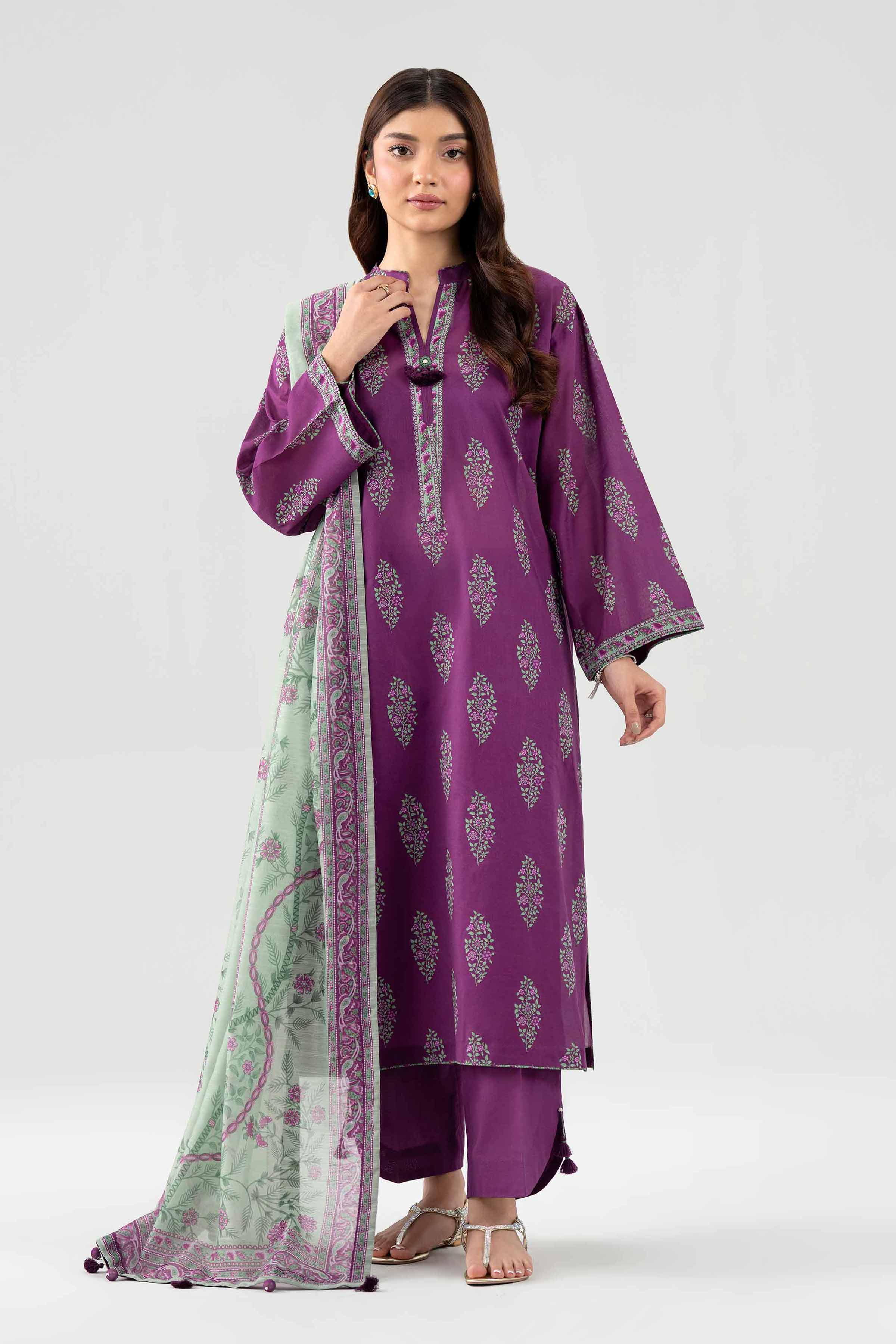 3 Piece - Digital Printed Suit - 42602122