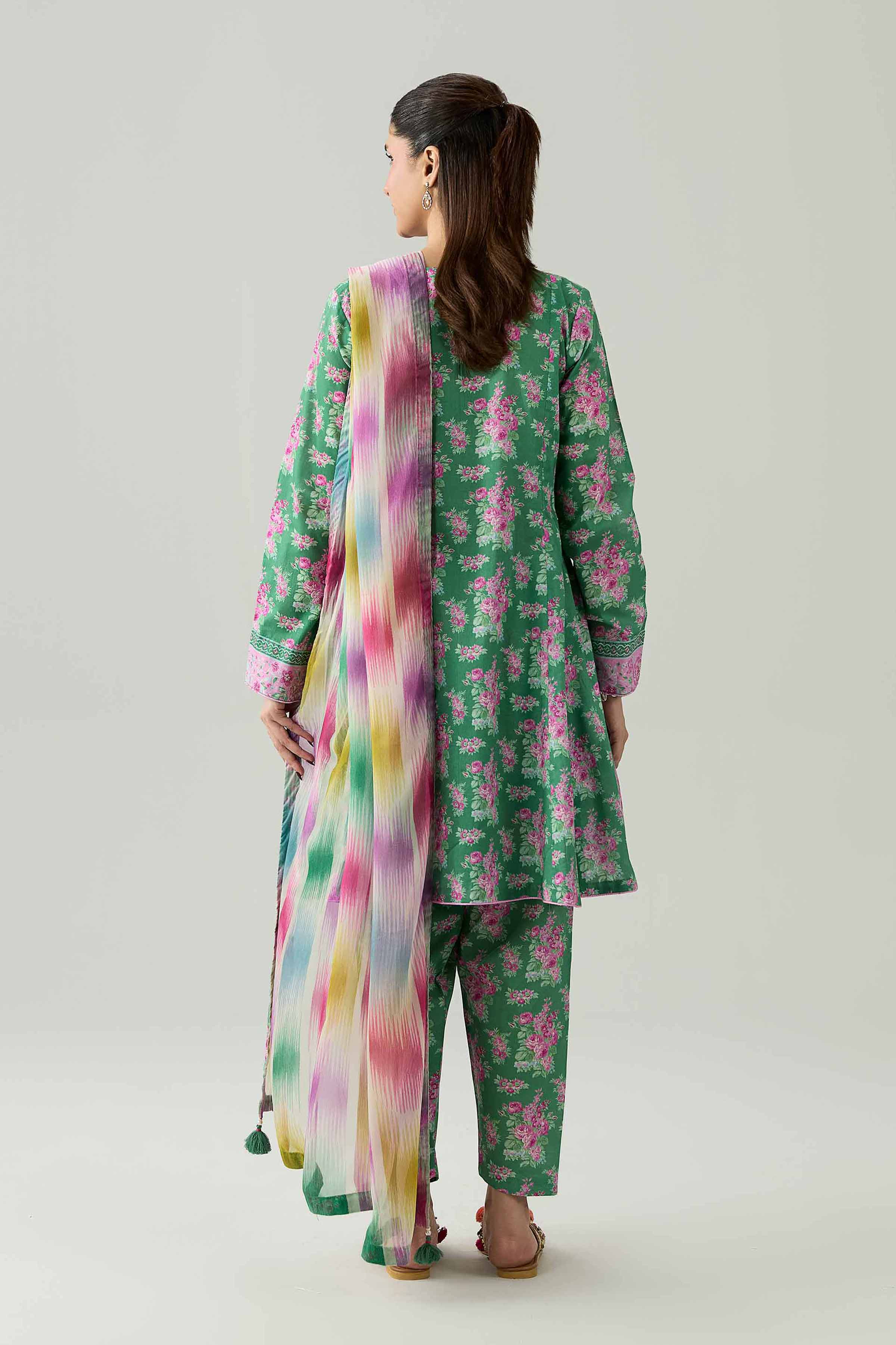 3 Piece - Digital Printed Suit - 42602184