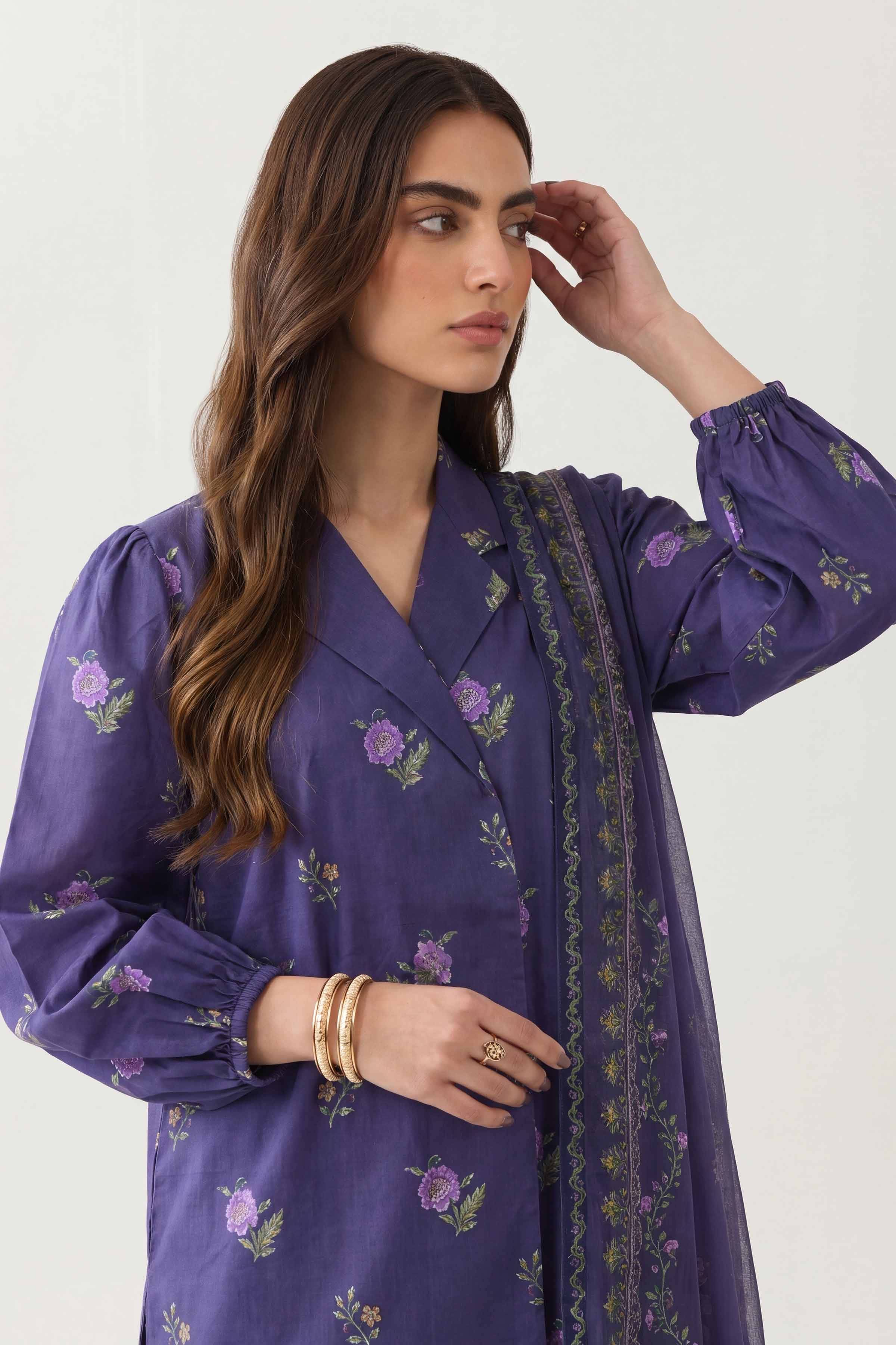 3 Piece - Digital Printed Suit - 42602191