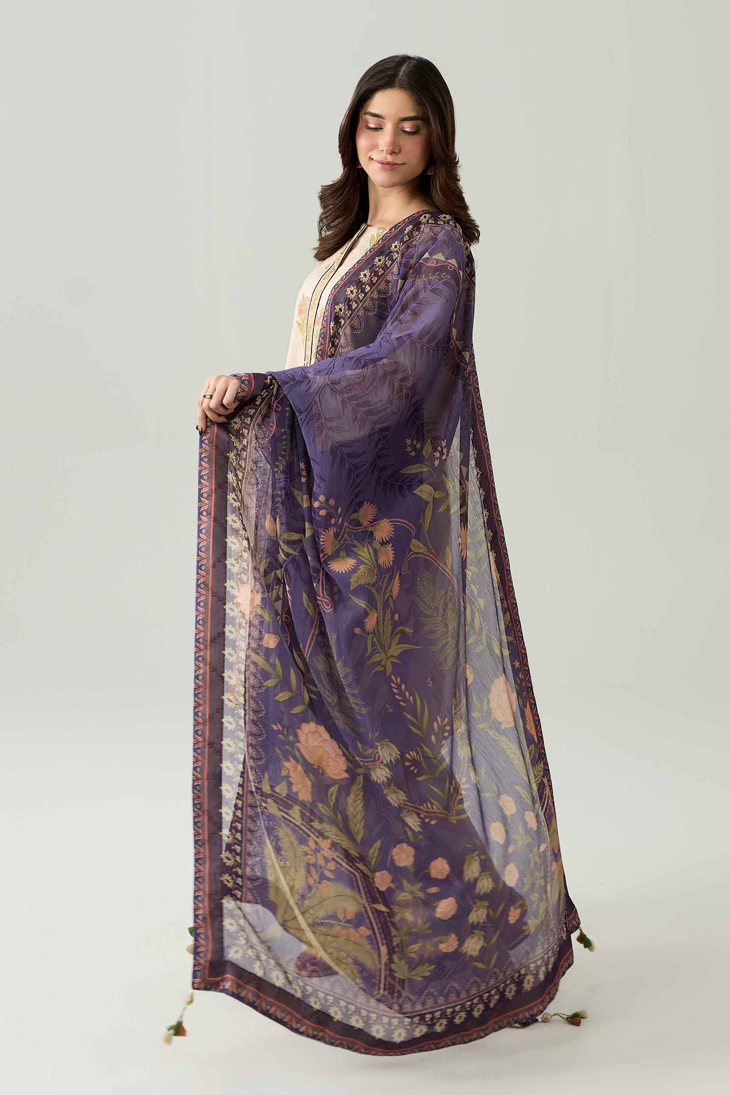 3 Piece - Digital Printed Suit - 42602192
