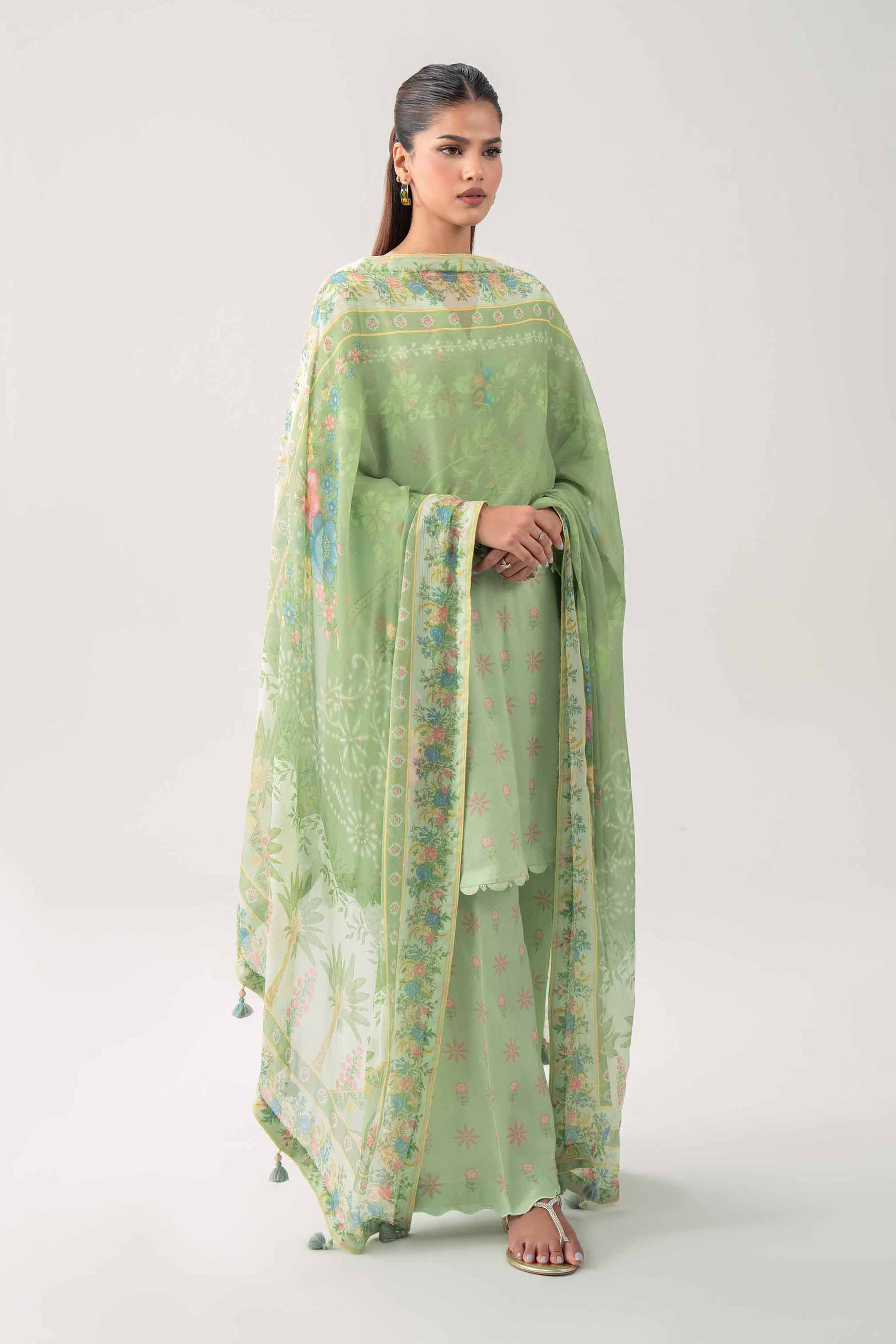 3 Piece - Digital Printed Suit - 42602193