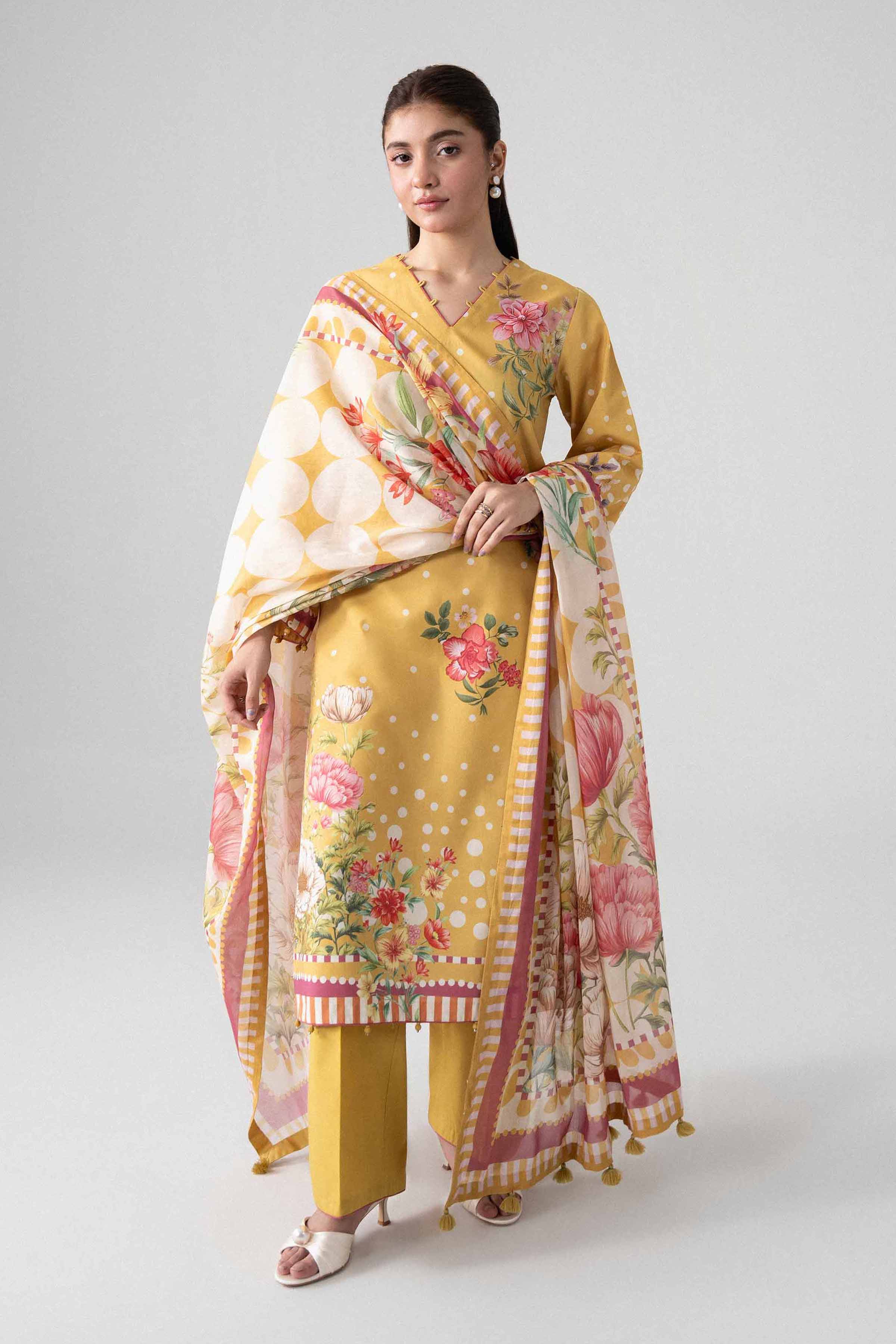 3 Piece - Digital Printed Suit - 42602238