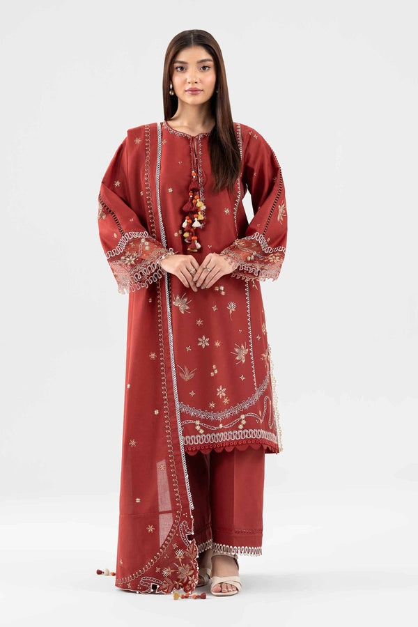 3 Piece - Embroidered Suit - 42602258