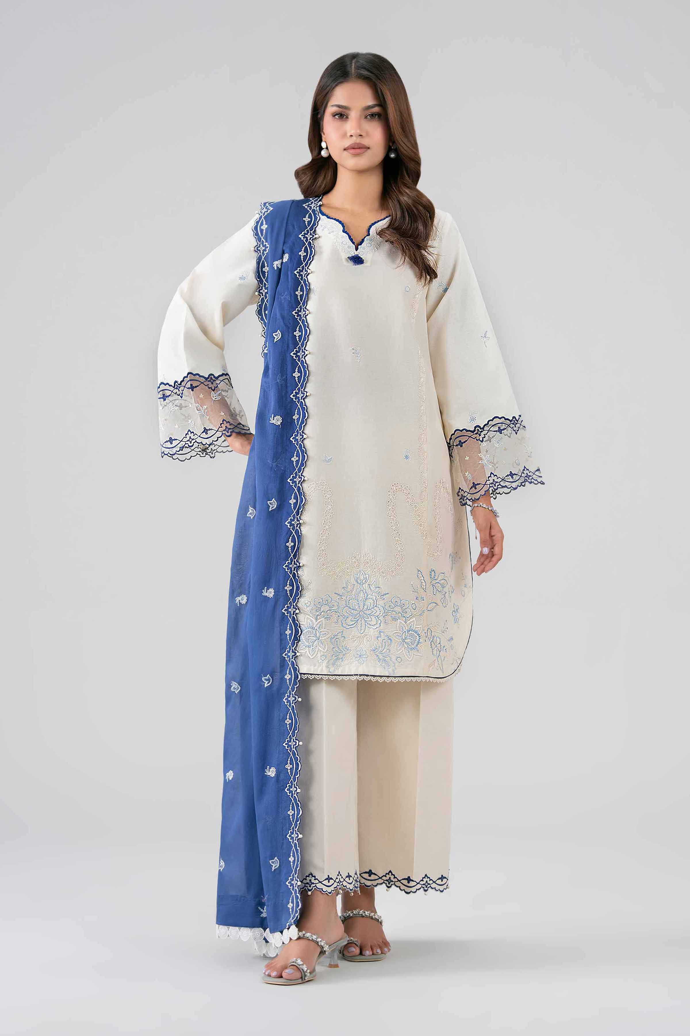 3 Piece - Embroidered Suit - 42602260