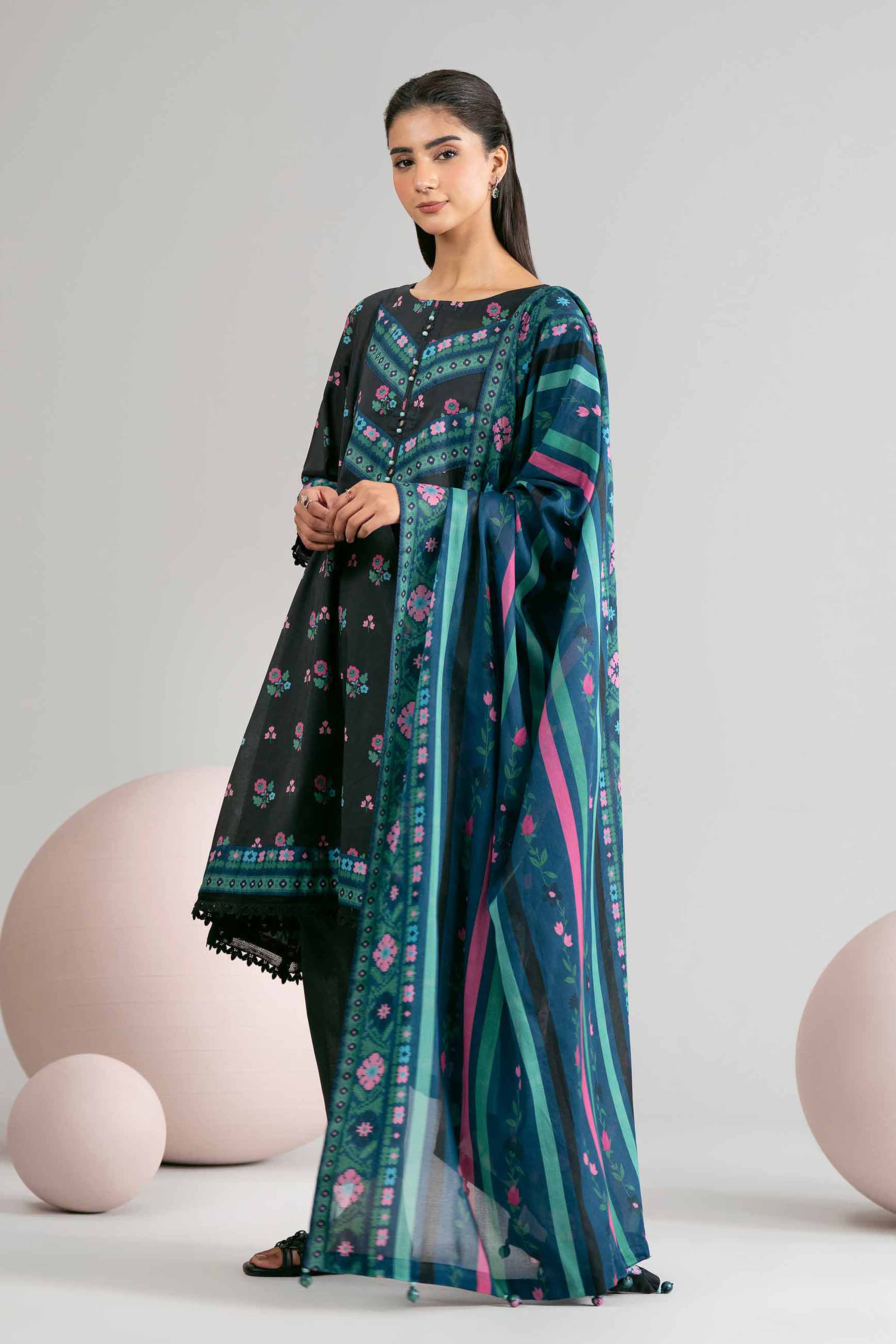 3 Piece - Printed Loose Fabric - 42602416