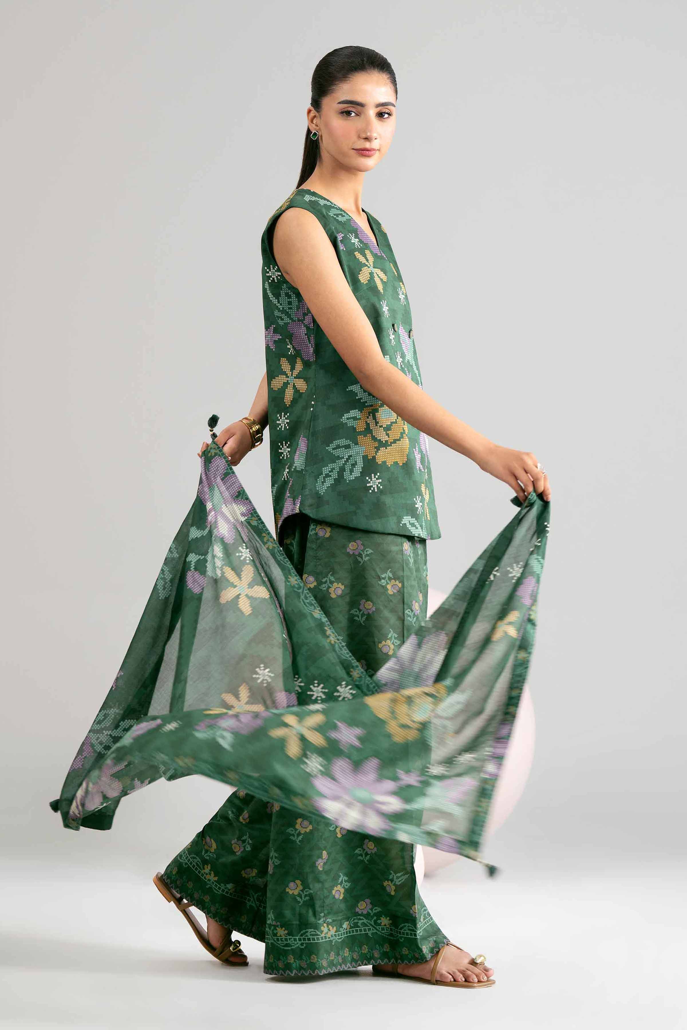 3 Piece - Printed Loose Fabric - 42602439
