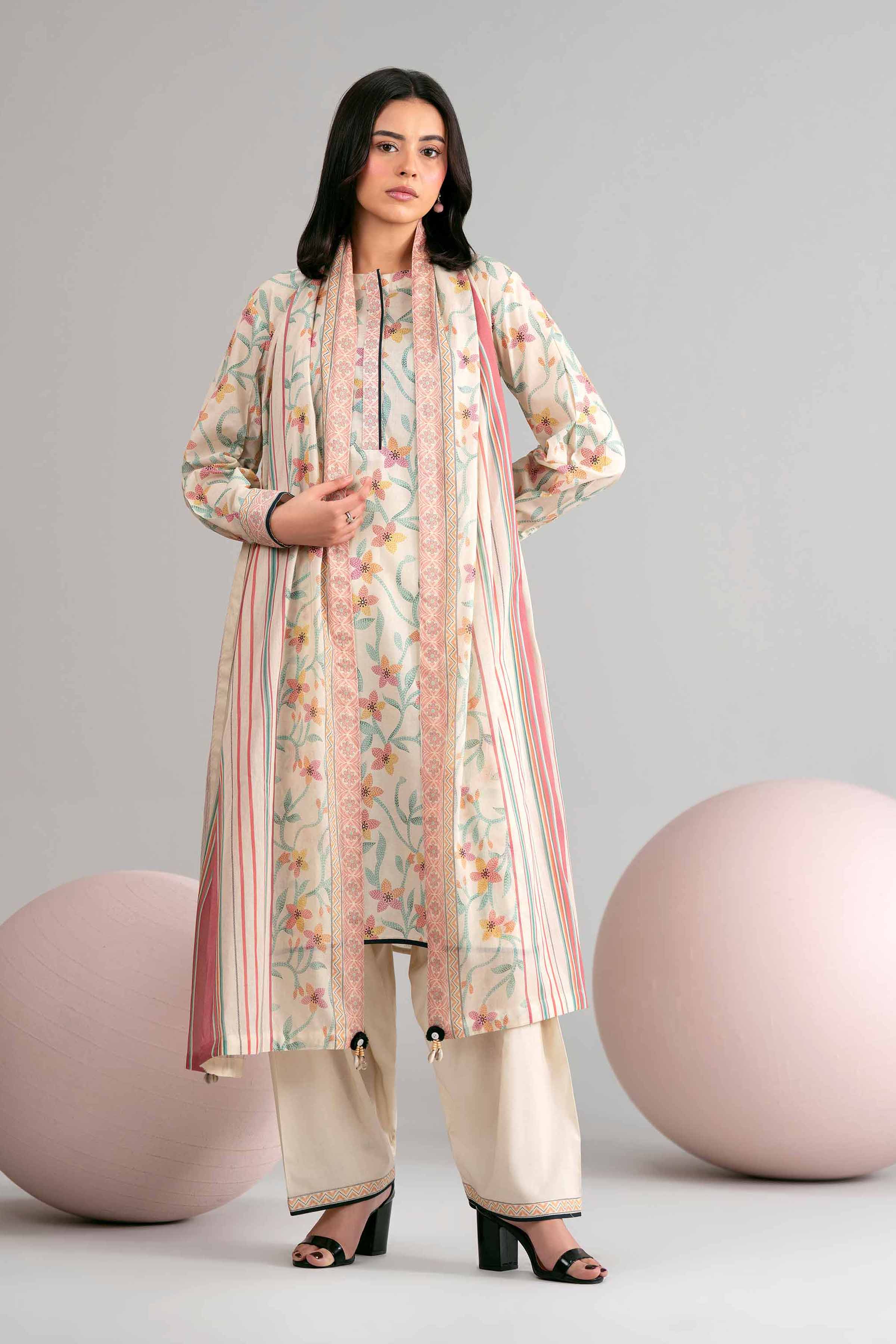 3 Piece - Printed Loose Fabric - 42602449