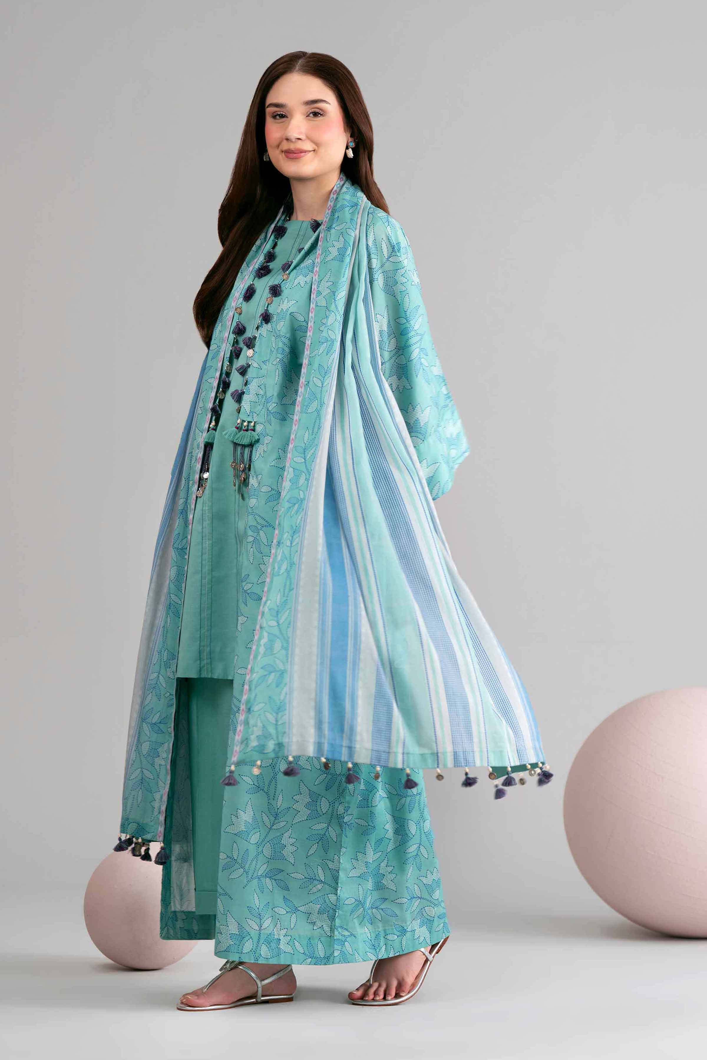 3 Piece - Printed Loose Fabric - 42602450