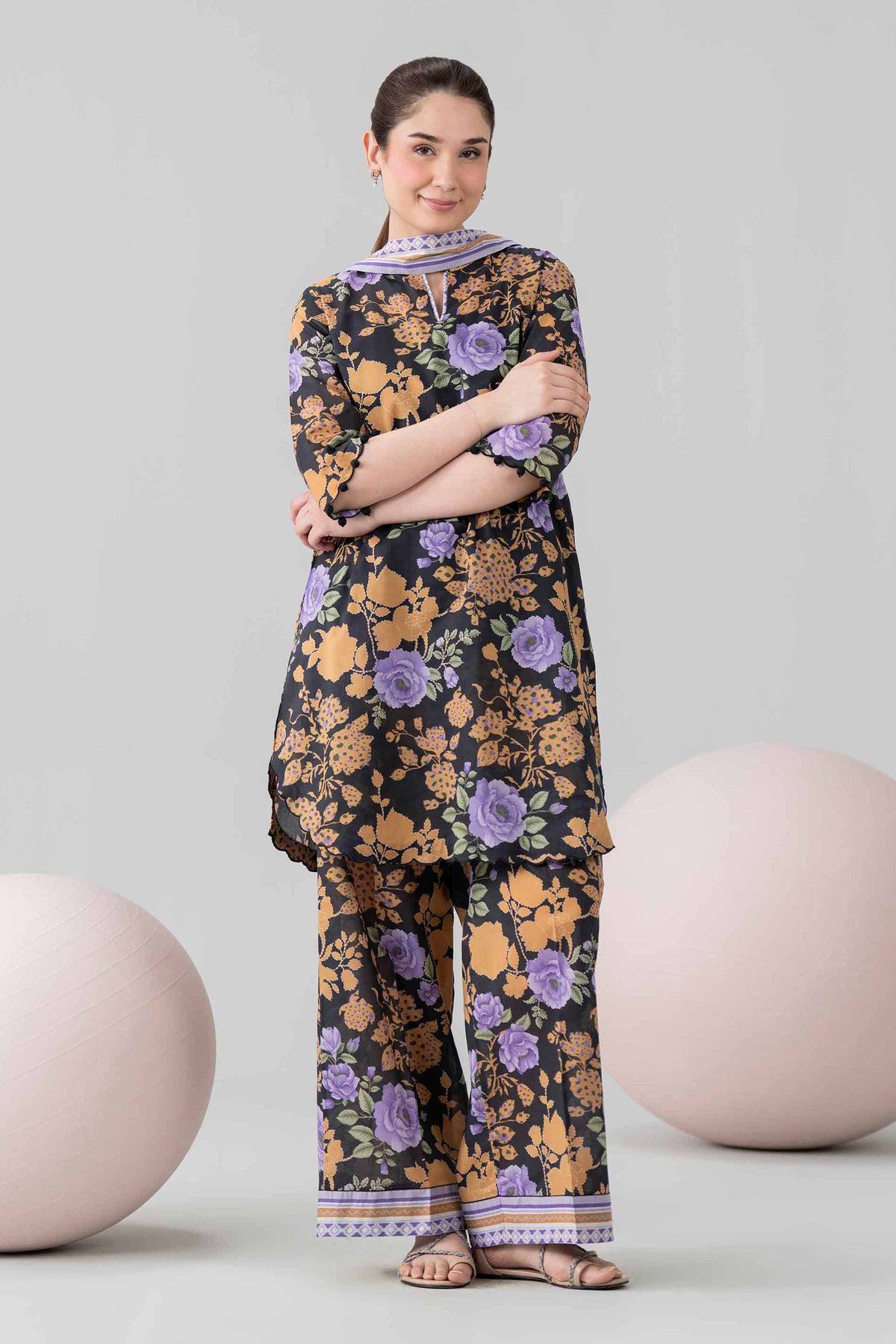 1 Piece - Printed Loose Fabric - 42602503