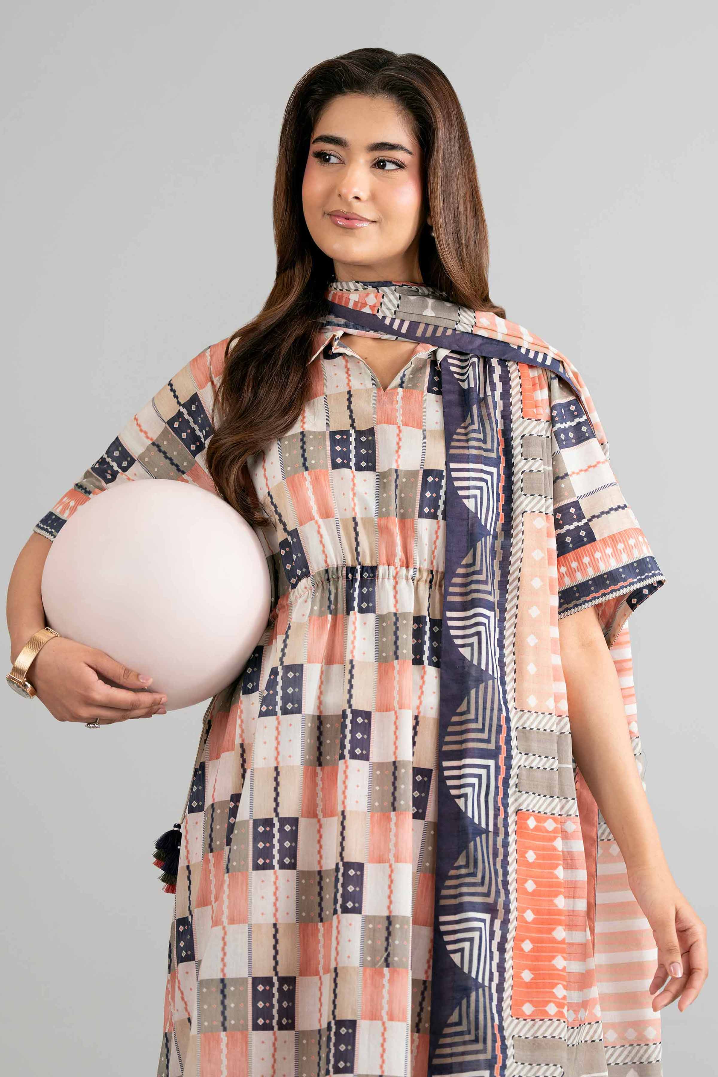 3 Piece - Printed Loose Fabric - 42602523