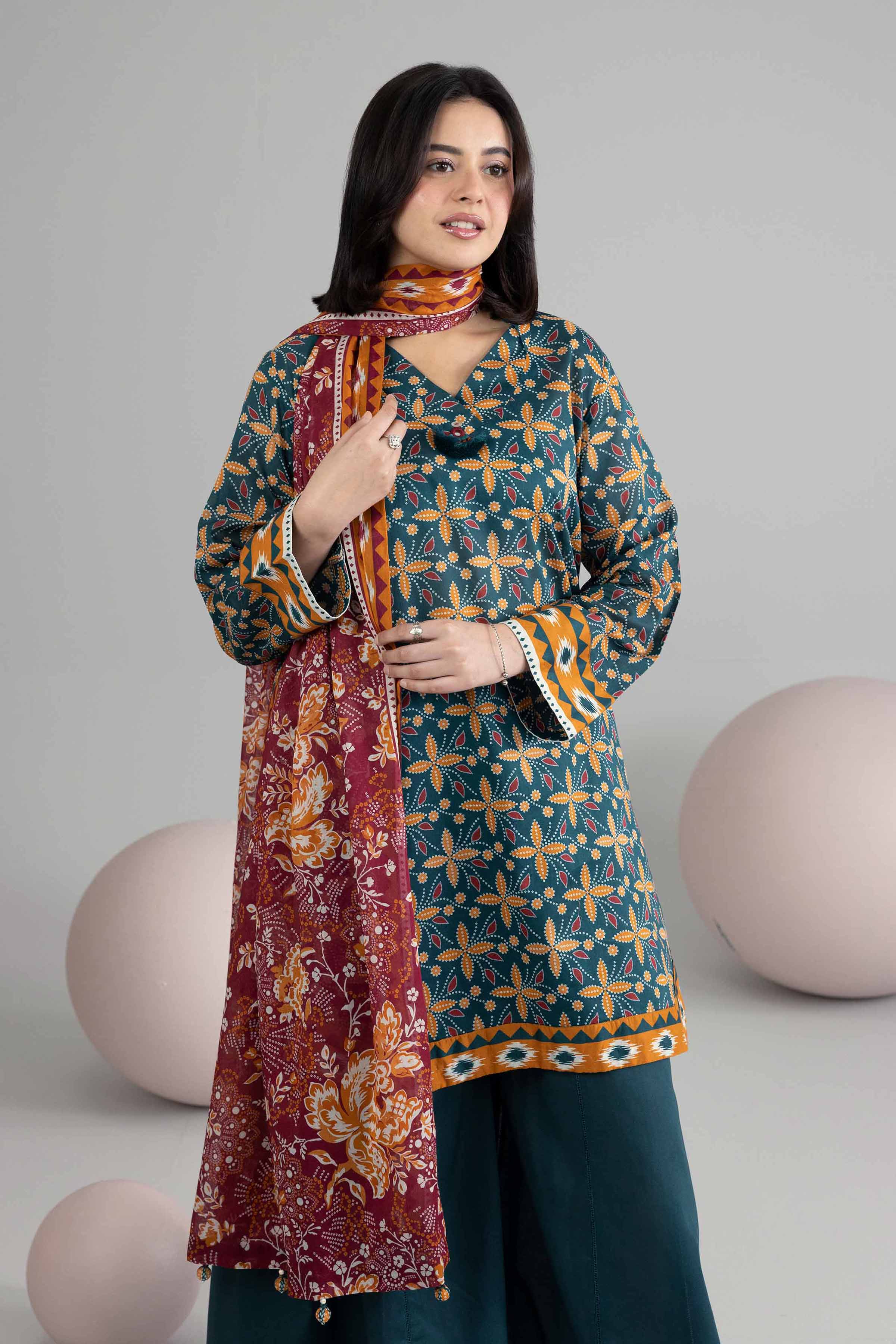 3 Piece - Printed Loose Fabric - 42602538
