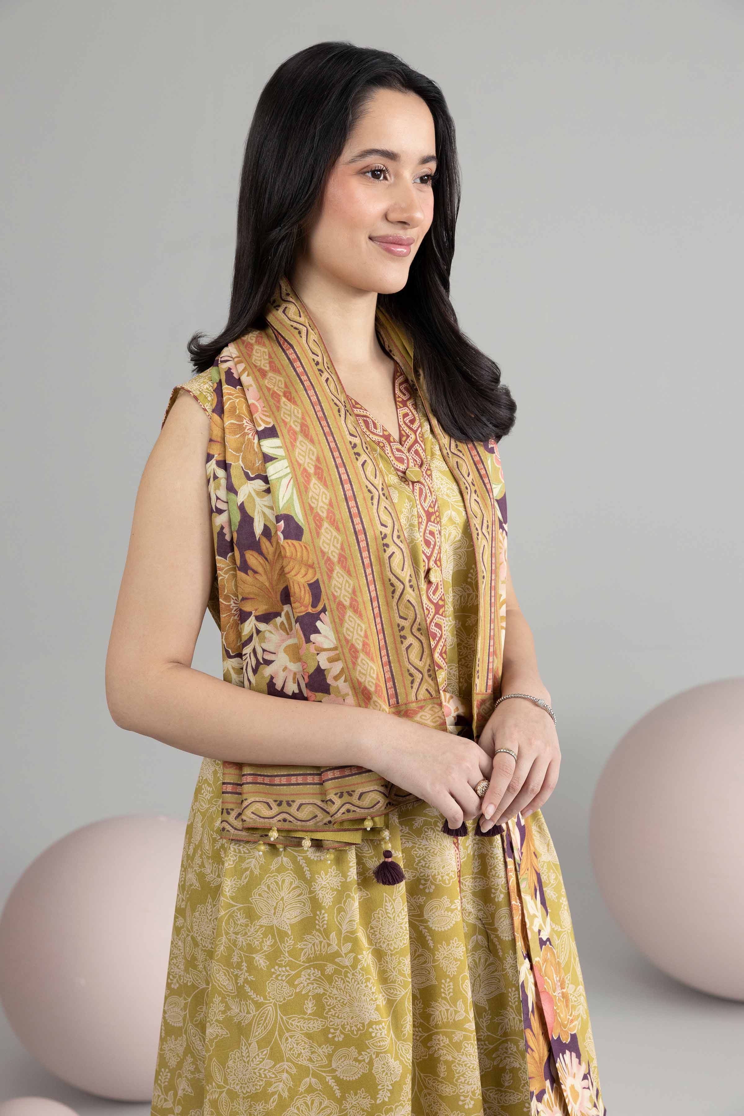 3 Piece - Printed Loose Fabric - 42602540