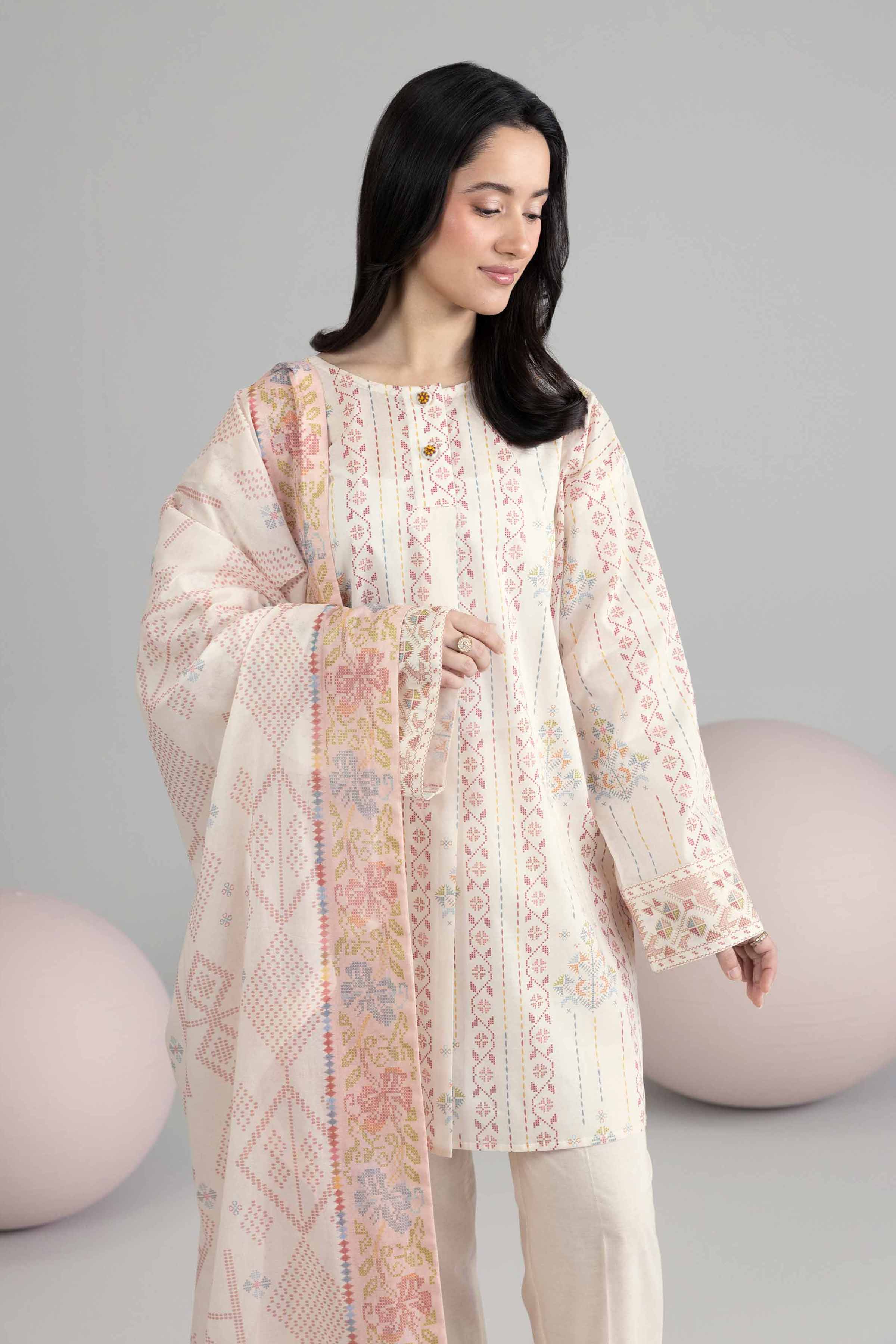 3 Piece - Printed Loose Fabric - 42602547