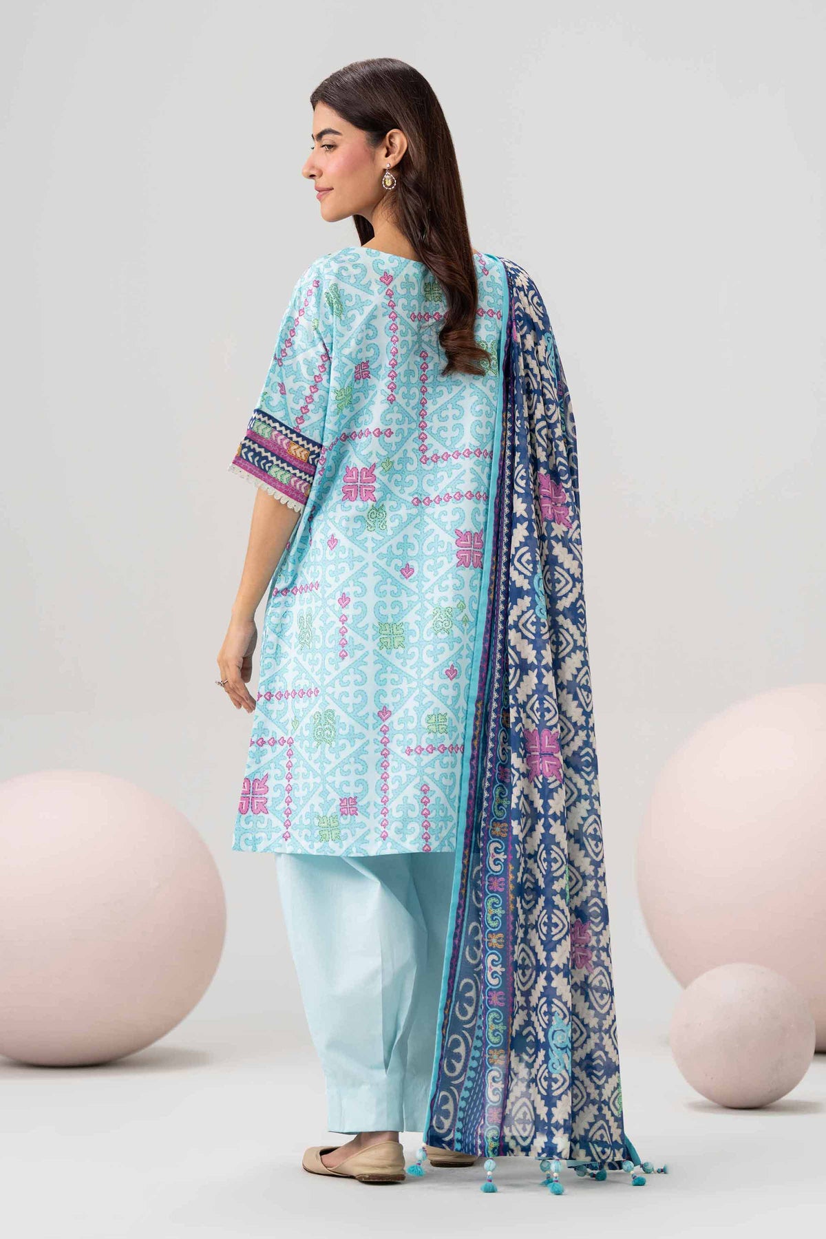 3 Piece - Printed Loose Fabric - 42602597