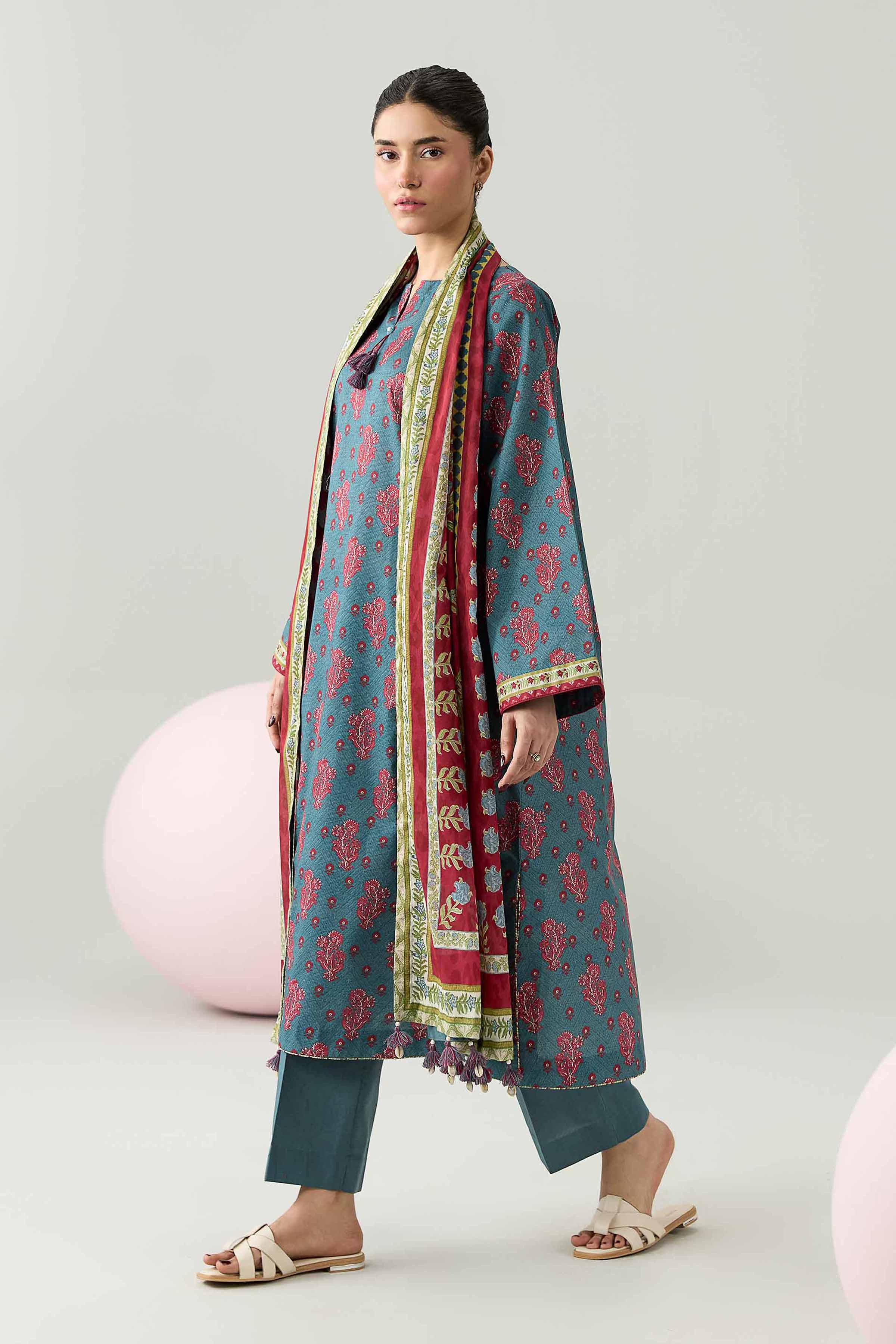 3 Piece - Printed Loose Fabric - 42602616
