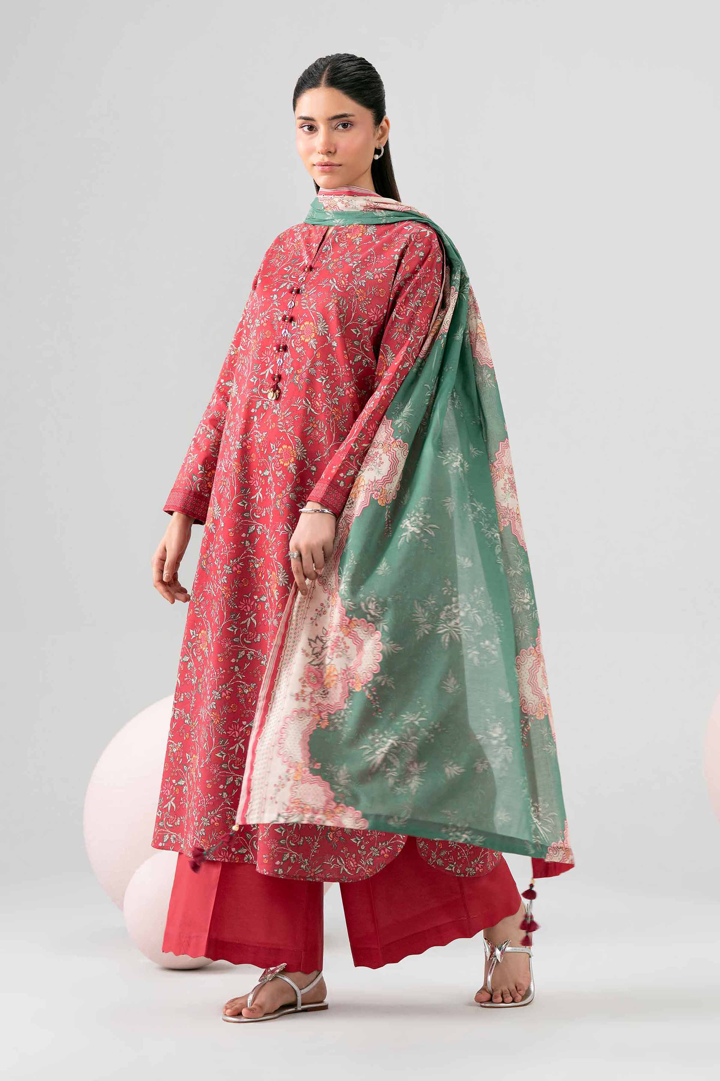 3 Piece - Printed Loose Fabric - 42602621