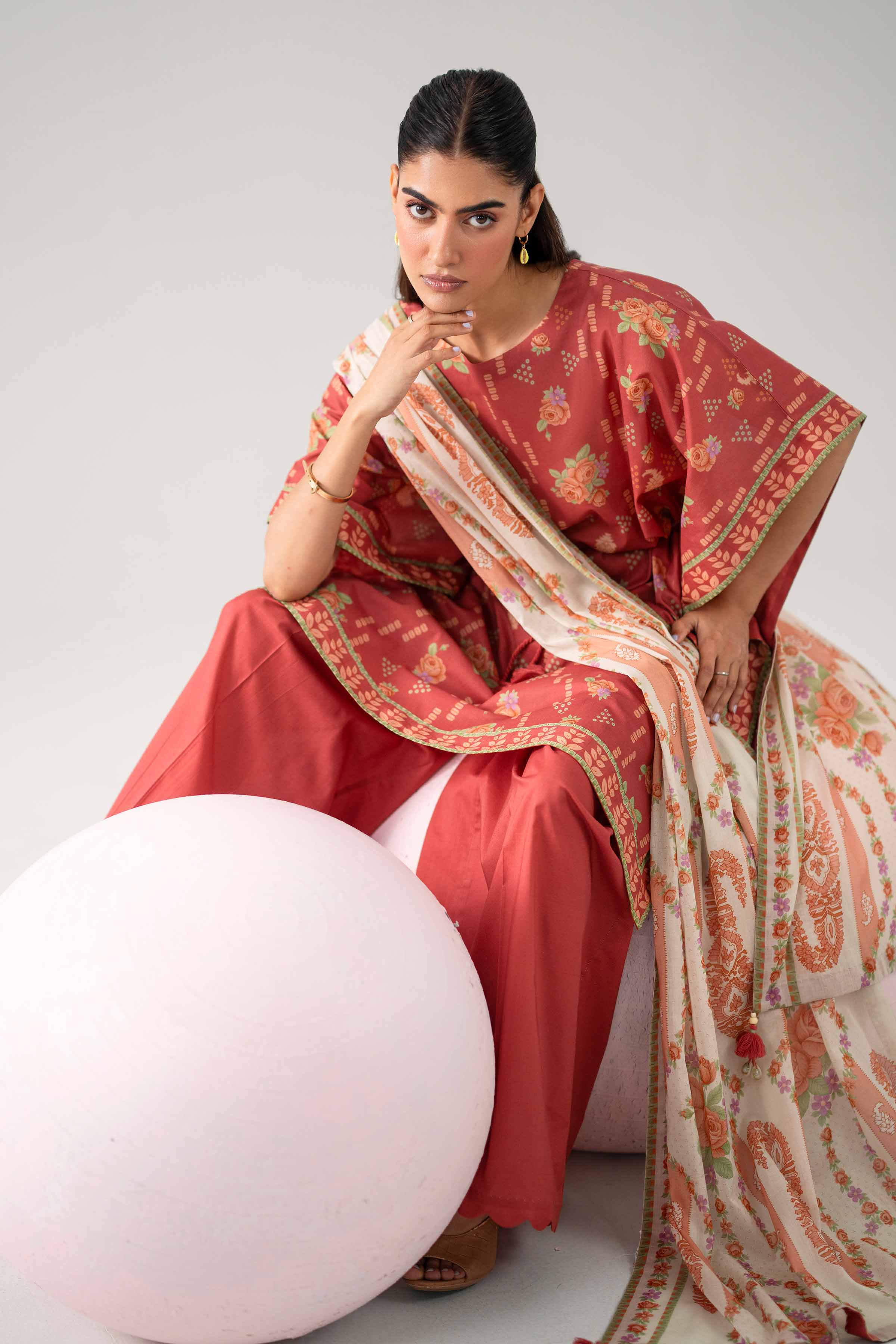 3 Piece - Printed Loose Fabric - 42602639