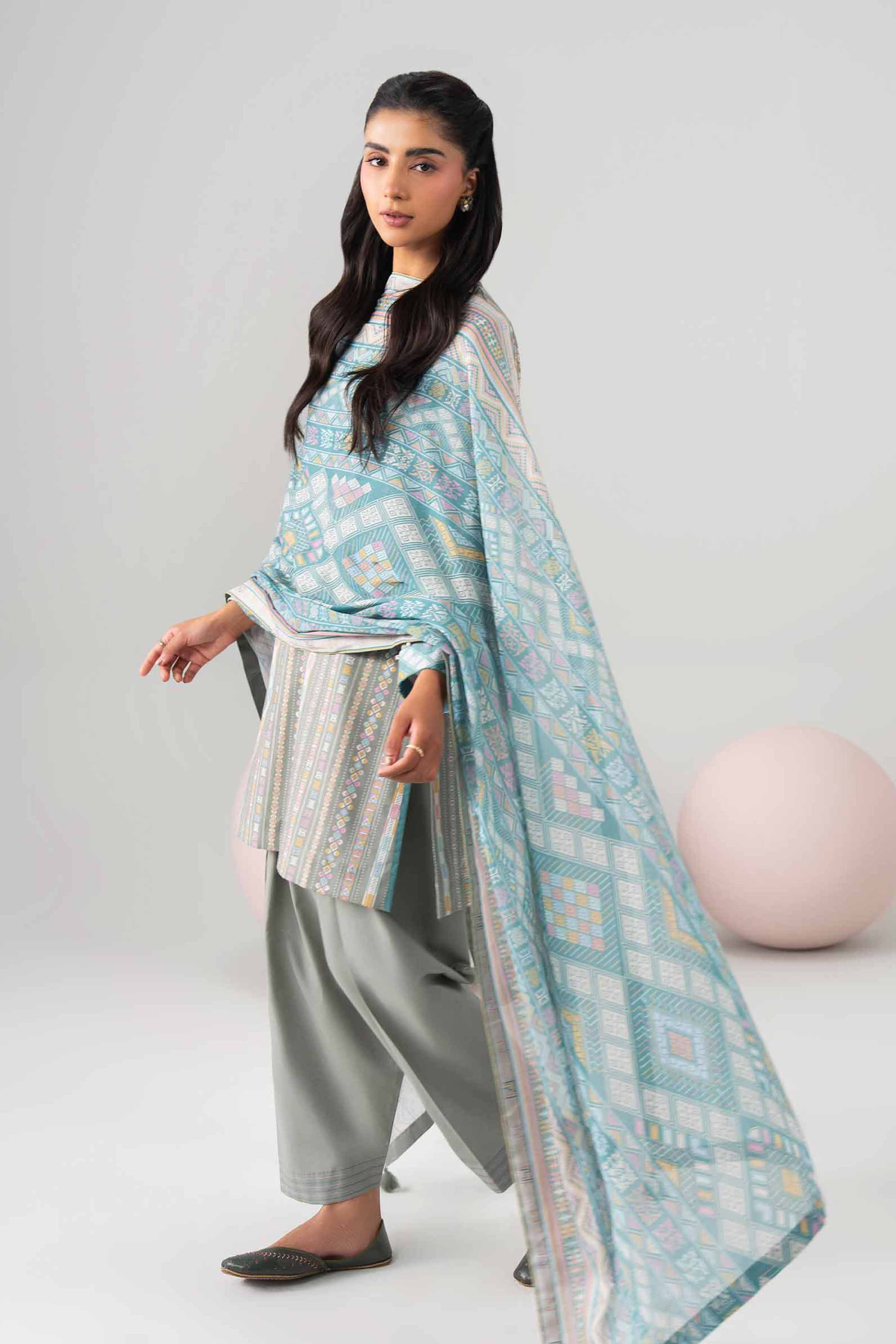 3 Piece - Printed Loose Fabric - 42602658