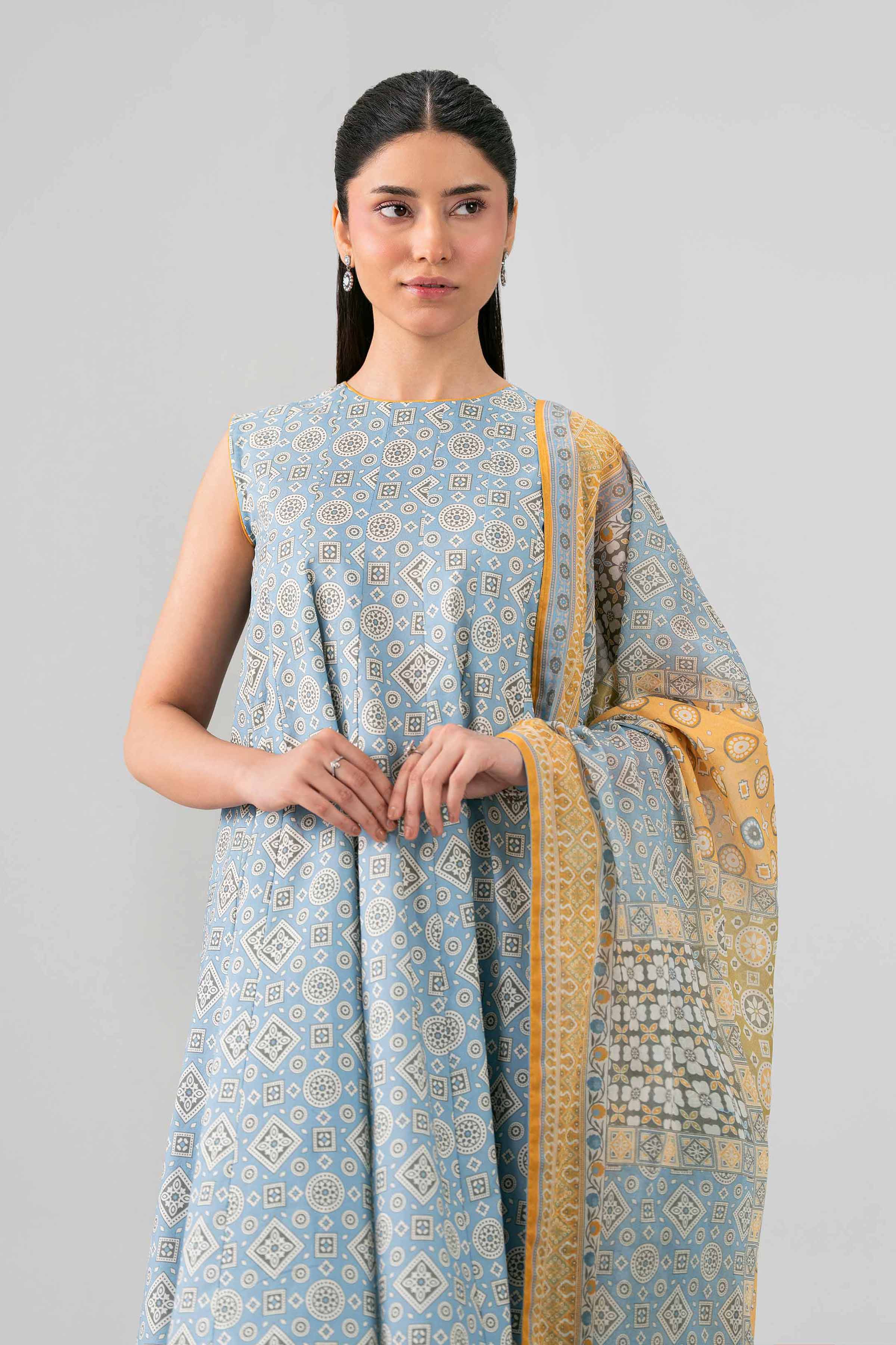 3 Piece - Printed Loose Fabric - 42602674