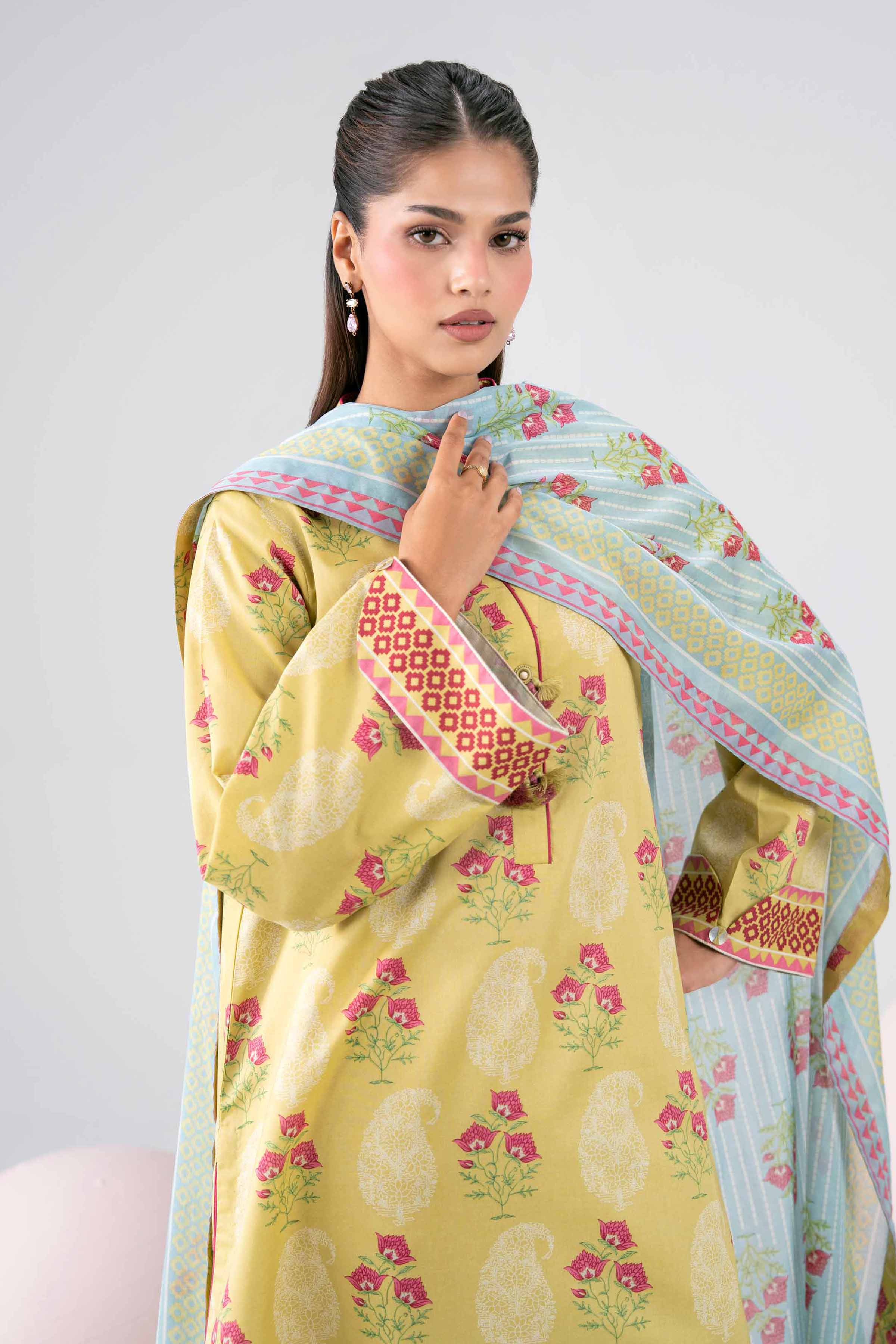 3 Piece - Printed Loose Fabric - 42602676