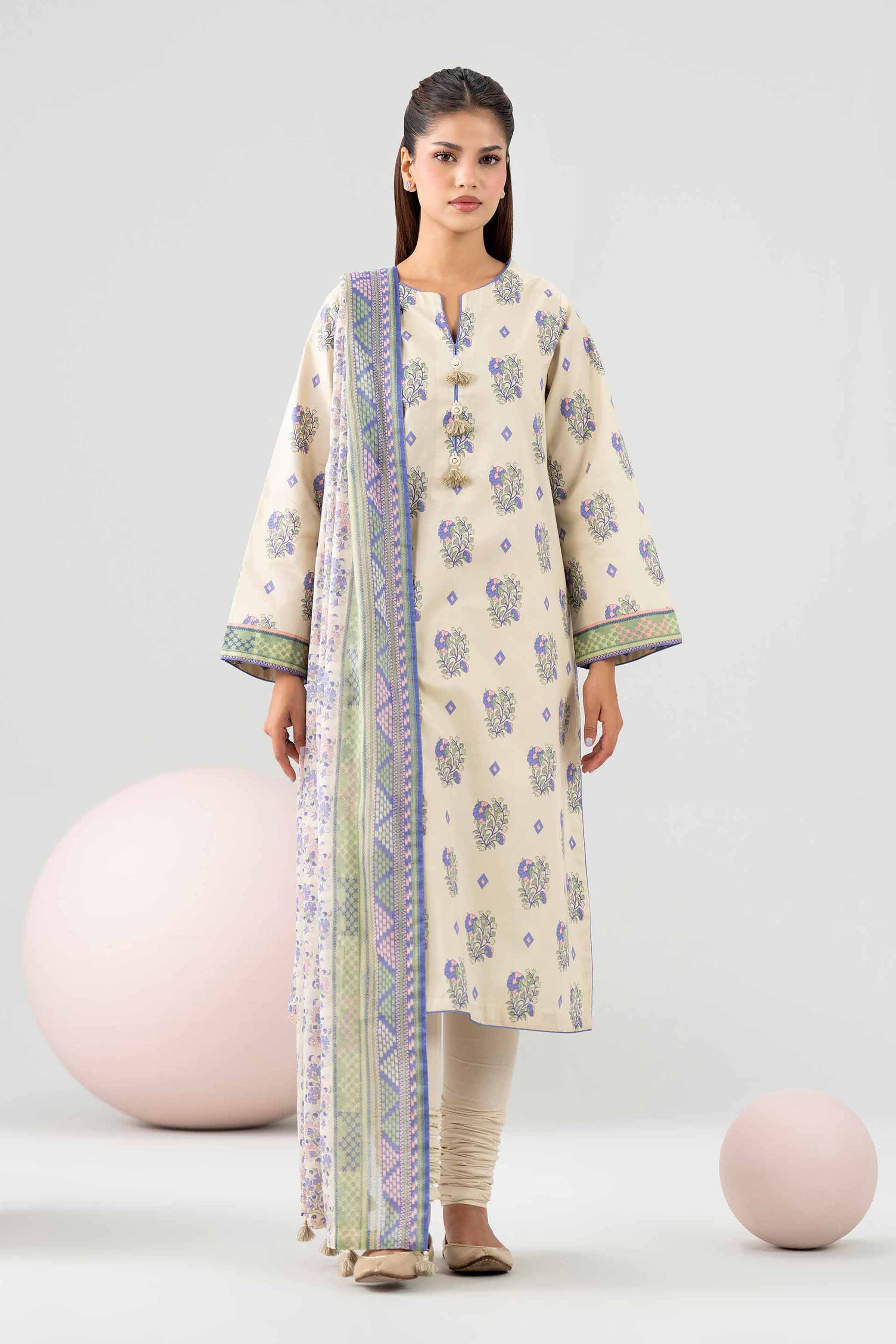 3 Piece - Printed Loose Fabric - 42602682